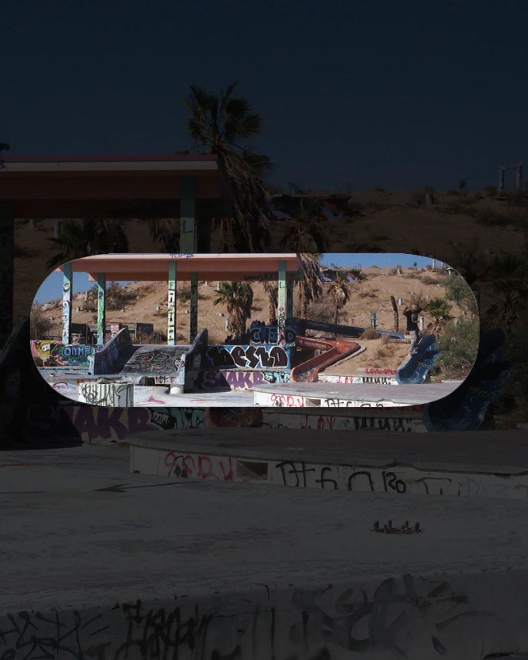 Devise Photo Series 02 "Abandoned Water Park" Fingerboard Deck Fingerboard Decks Devise Slushcult