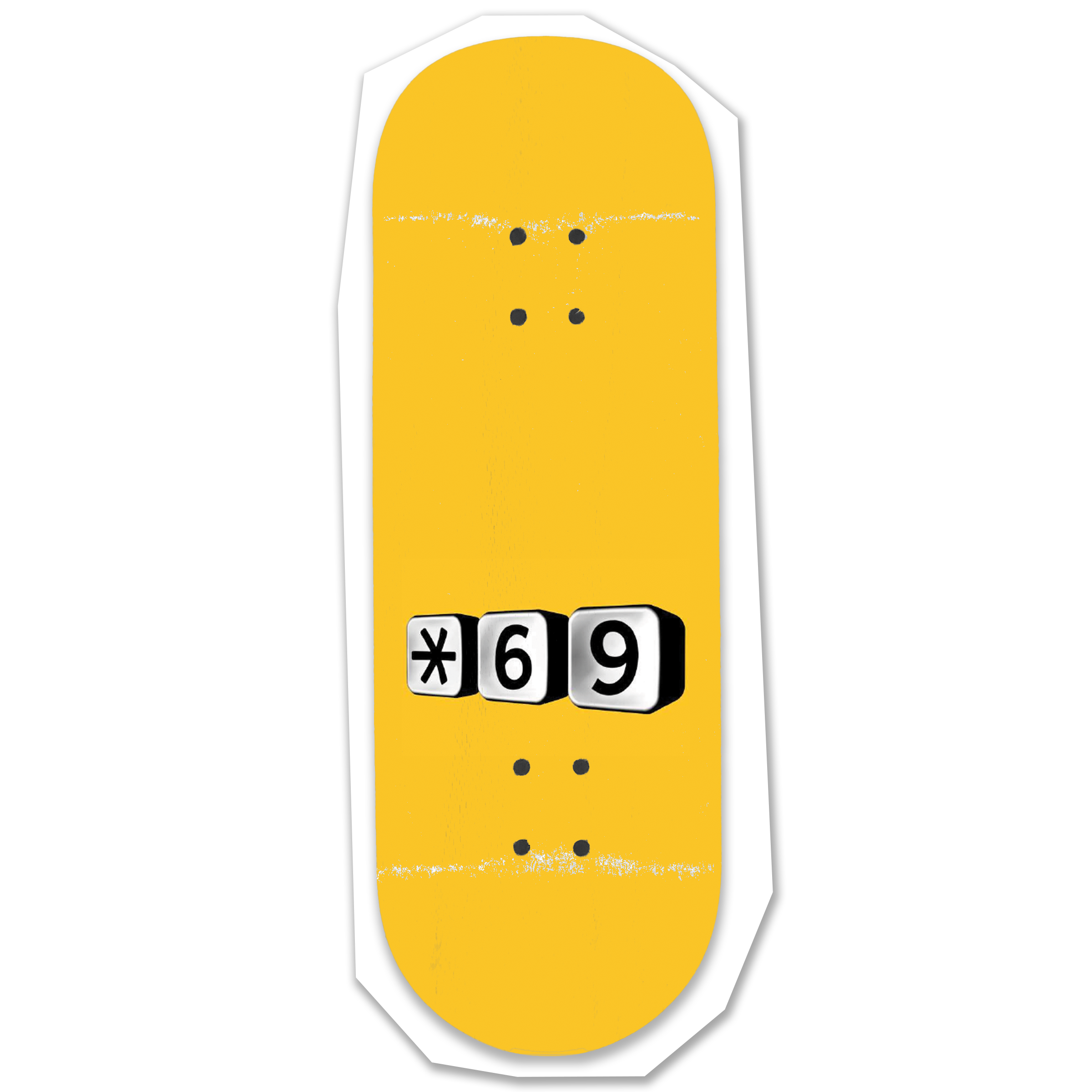 Dial *69 "3D Logo" Fingerboard Deck Fingerboard Decks Dial *69 Slushcult