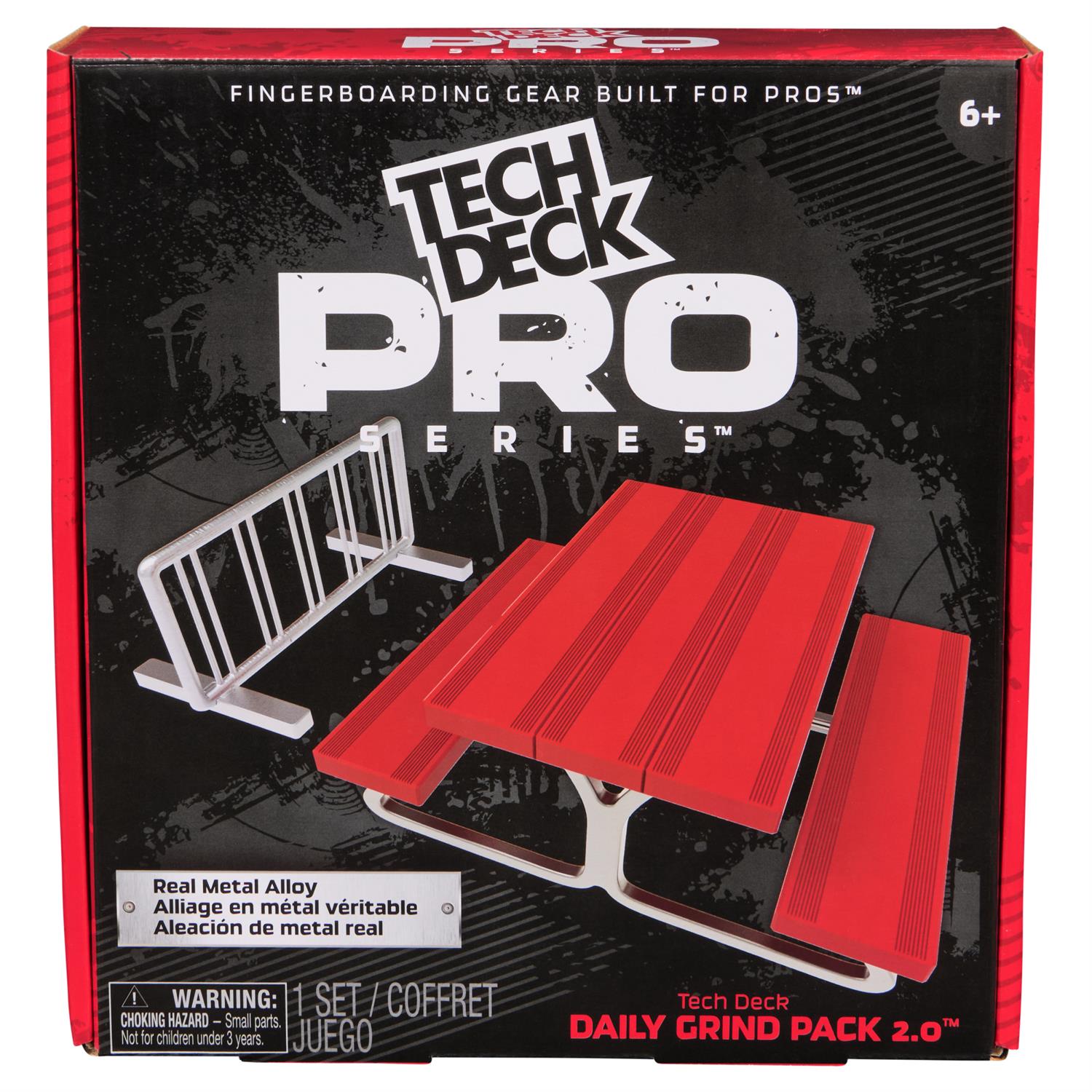 Techdeck Pro Series Daily Grind Pack 2.0 Fingerboard Obstacles TechDeck    Slushcult