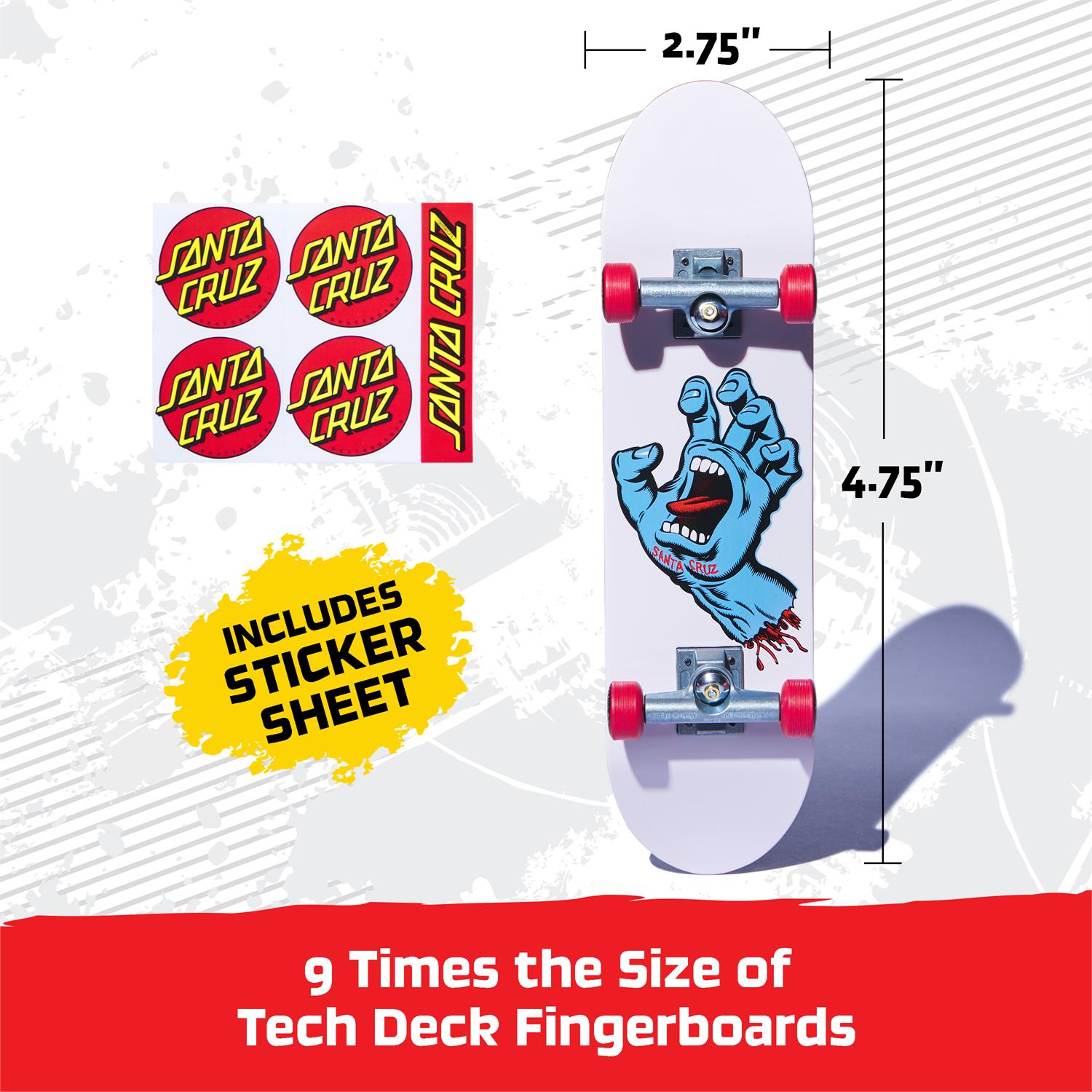 Techdeck Handboard (Santa Cruz) Fingerboard Completes TechDeck Slushcult