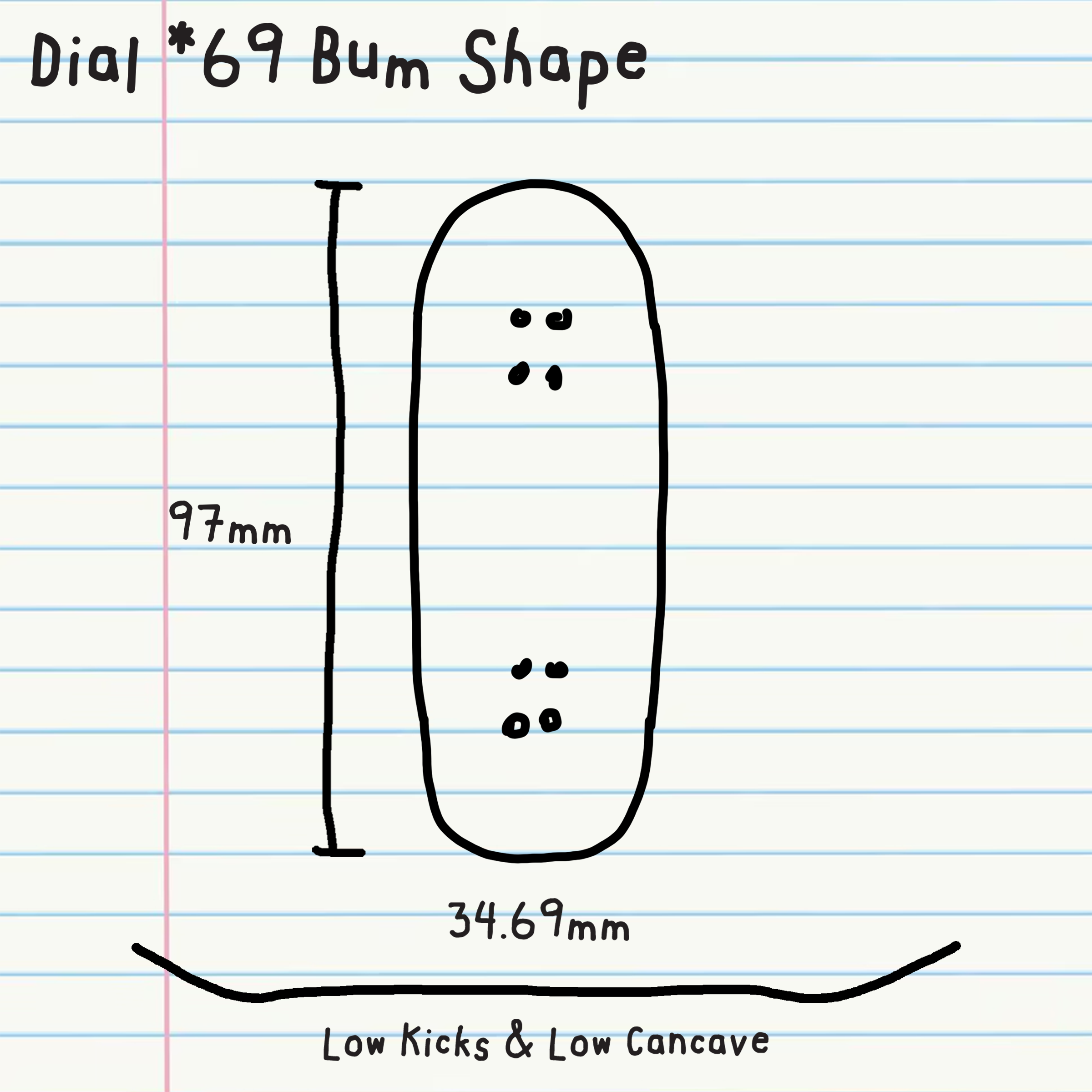 Dial *69 "Digital Bum" Fingerboard Deck
