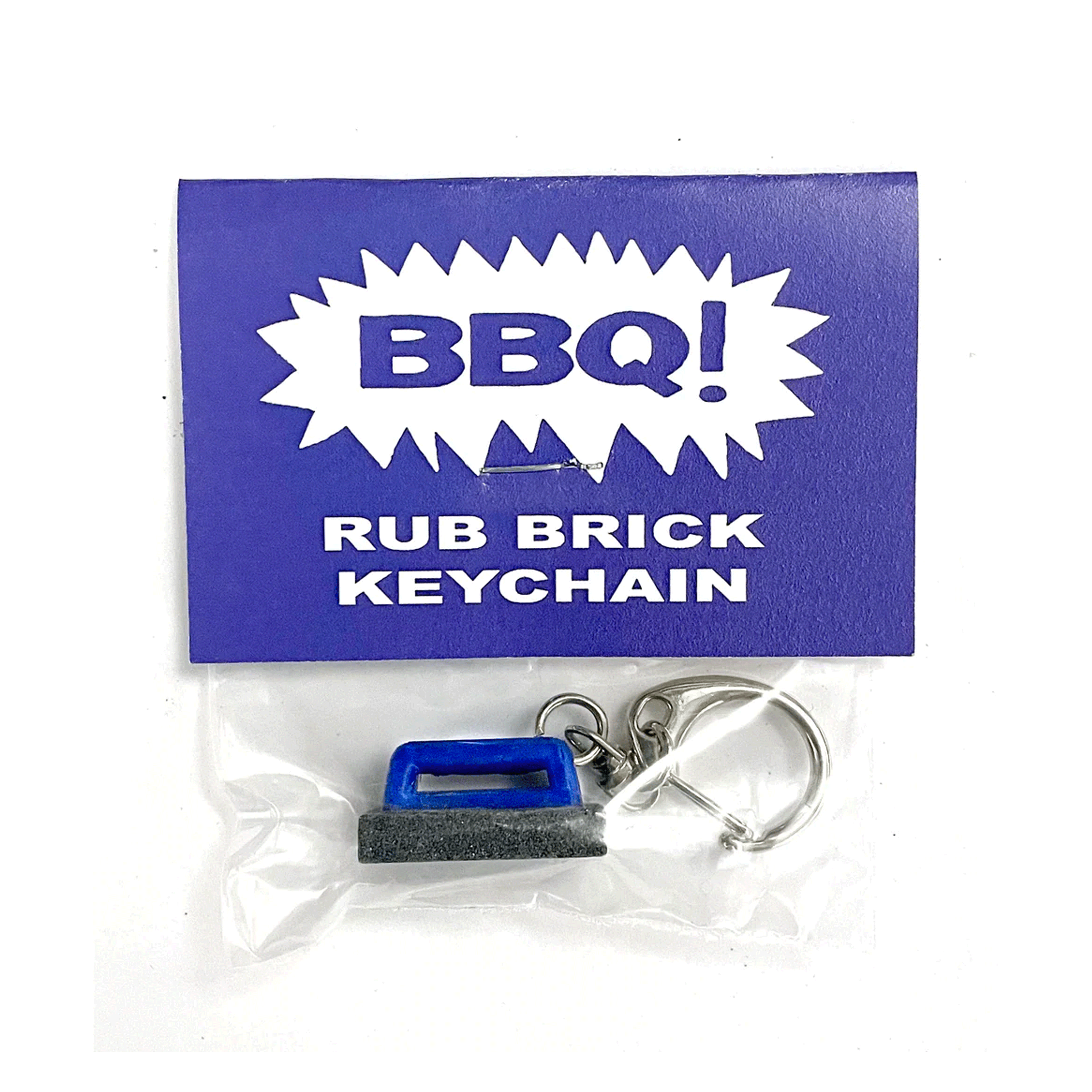Catfish BBQ Rub Brick Key Chain Fingerboard Accessories Catfishbbq Slushcult