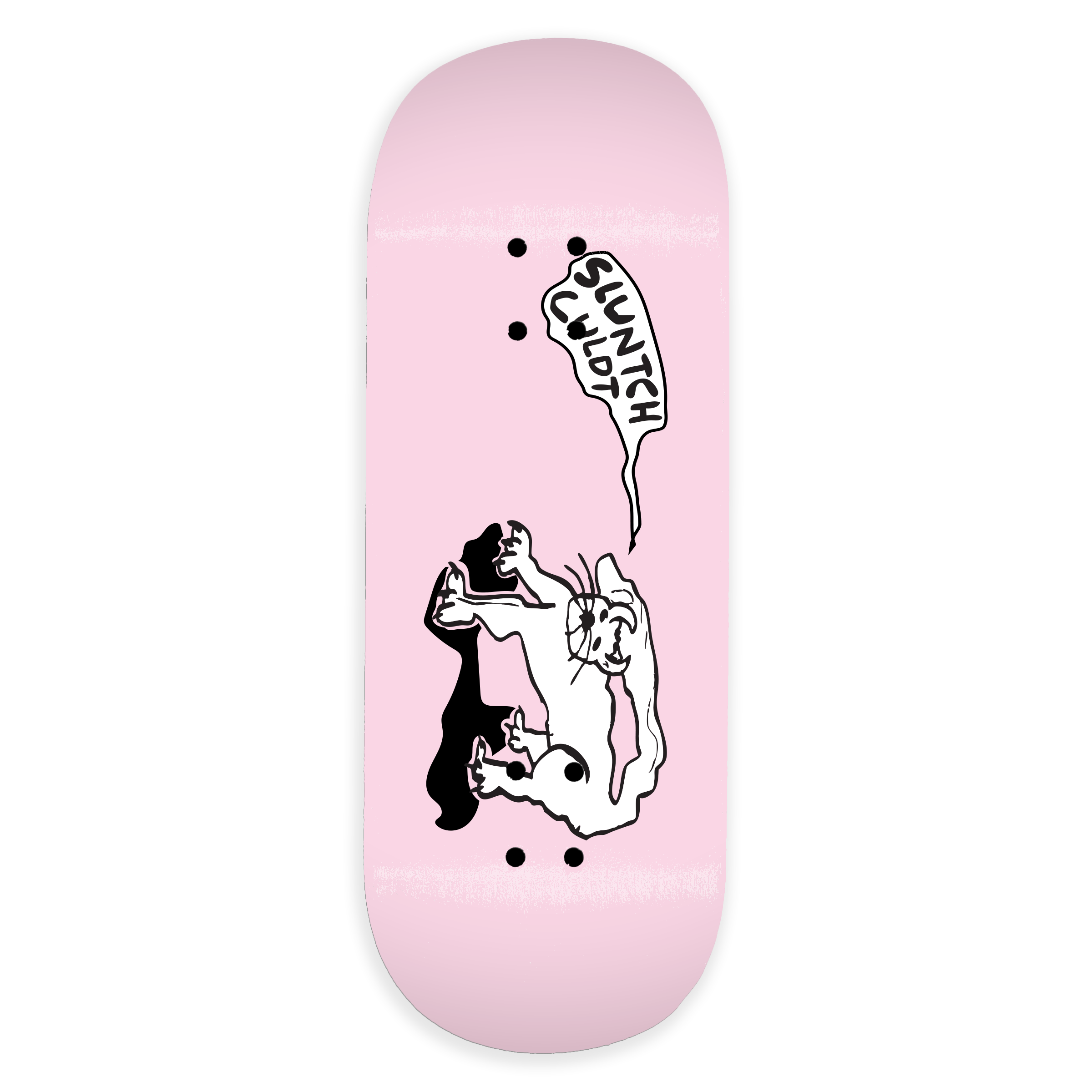 Slushcult "Cat" Shop Fingerboard Deck (Pink) Slushcult x DK Decks Slushcult Slushcult