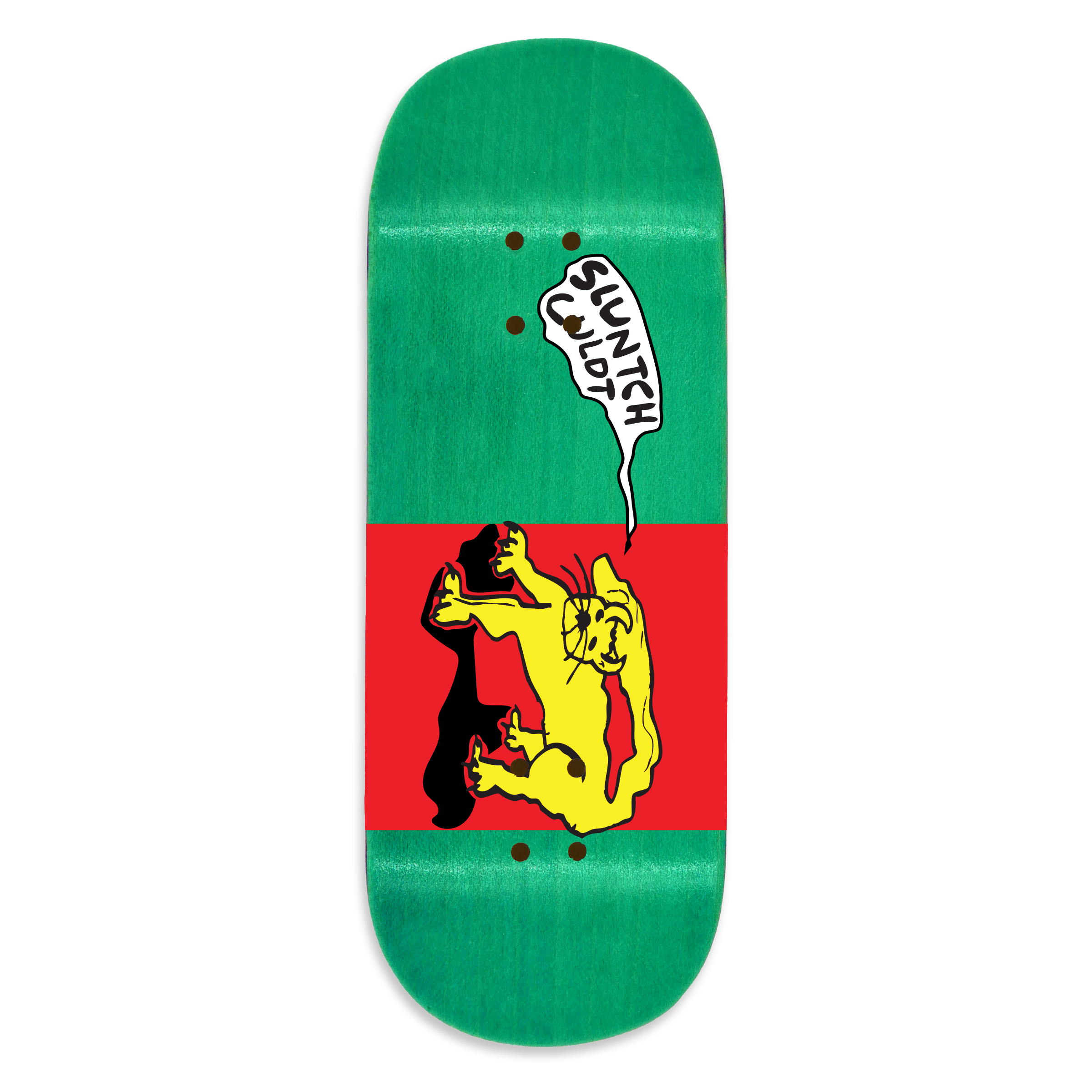 Slushcult "Cat" Shop Fingerboard Deck (Clear) Slushcult x DK Decks Slushcult Slushcult