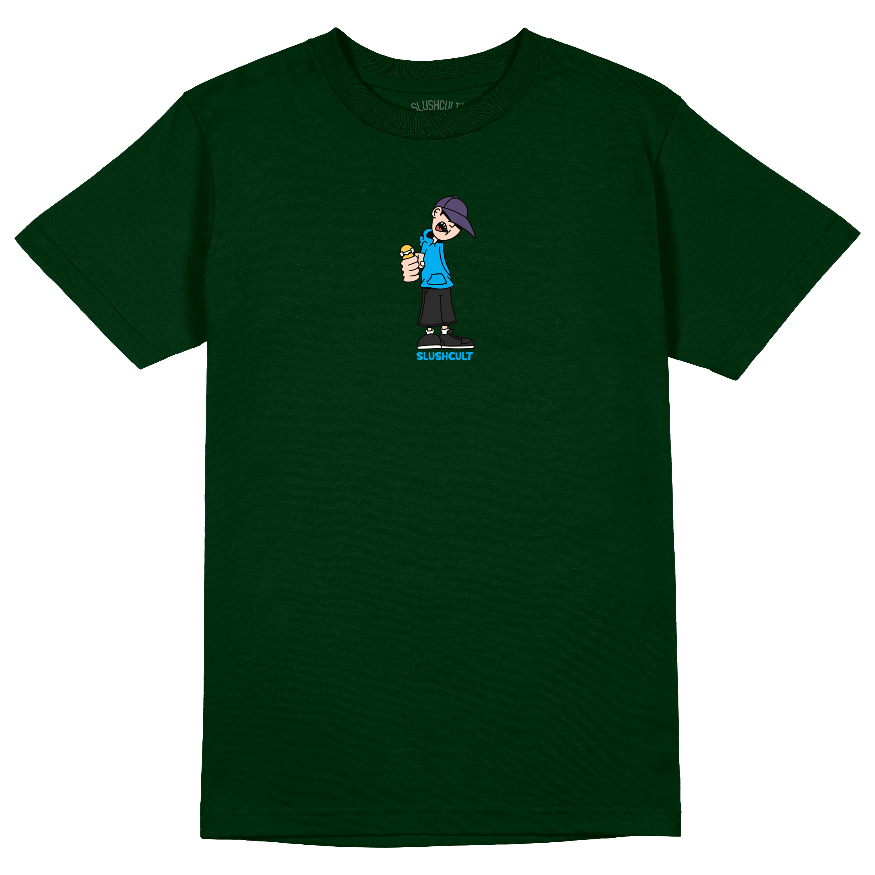 Dude Tee Tees Slushcult Forest Green S Slushcult