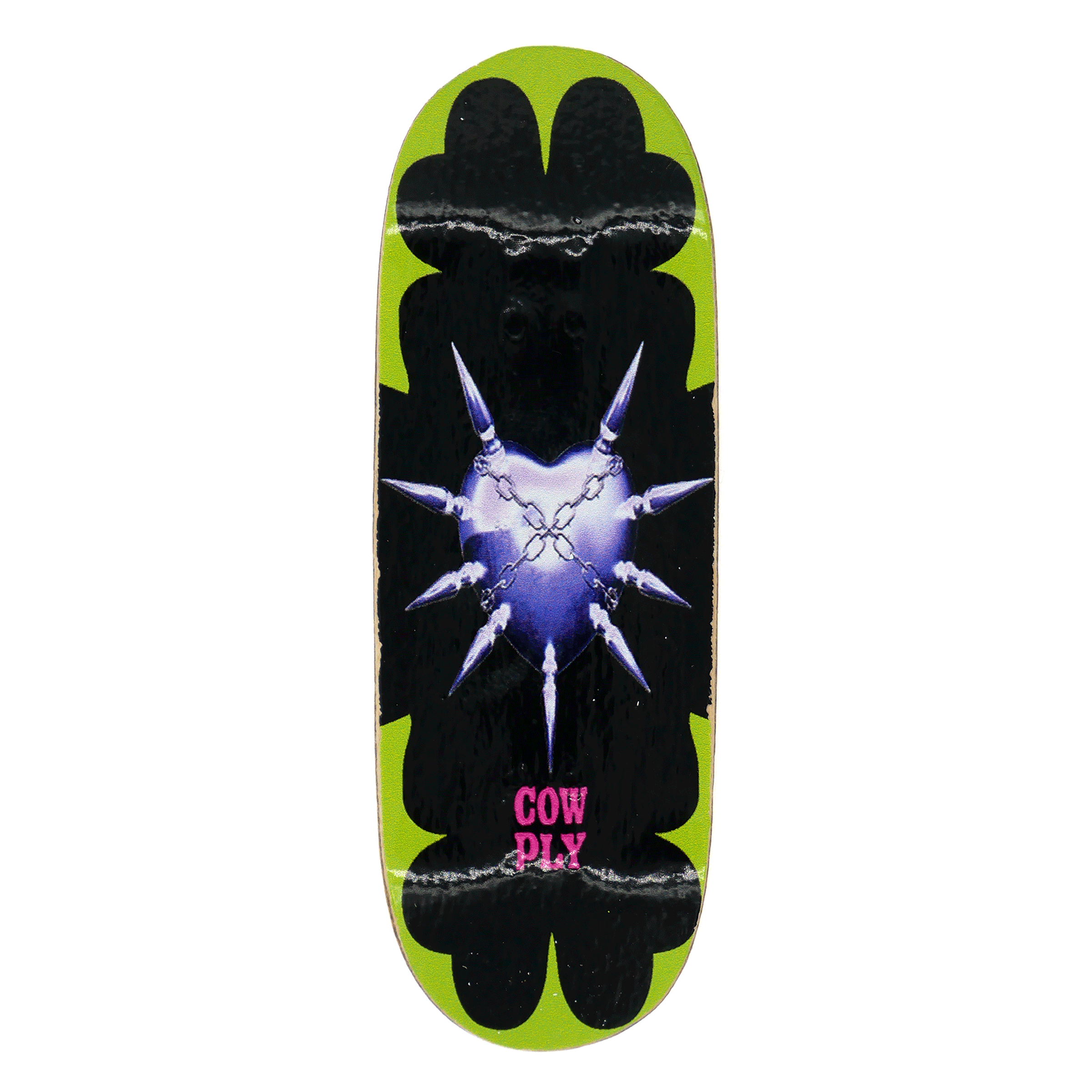 Cowply "Heart" Fingerboard Deck
