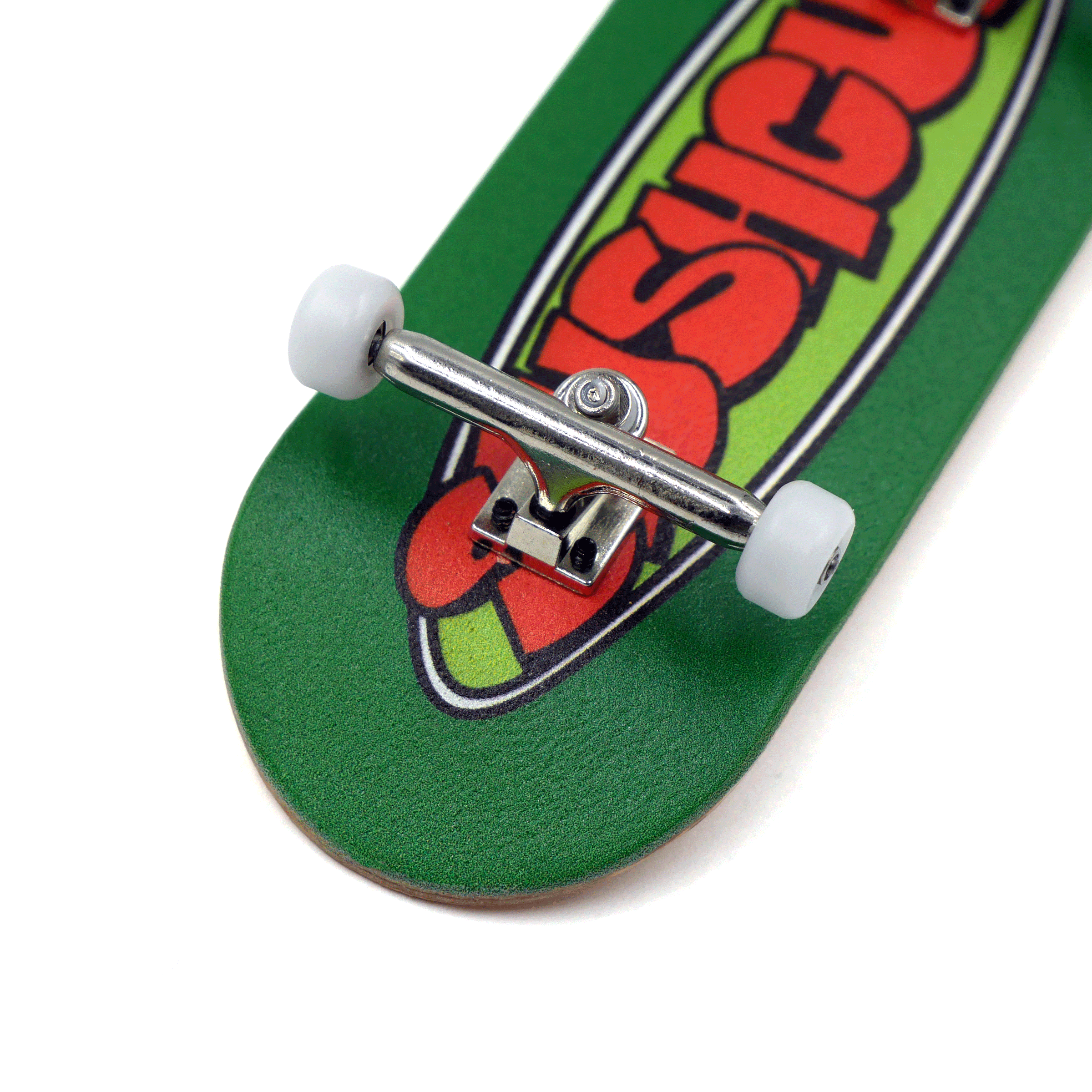Slushcult "Grom" Series 009 Fingerboard Complete - New Oval (Green) Fingerboard Completes Slushcult Slushcult