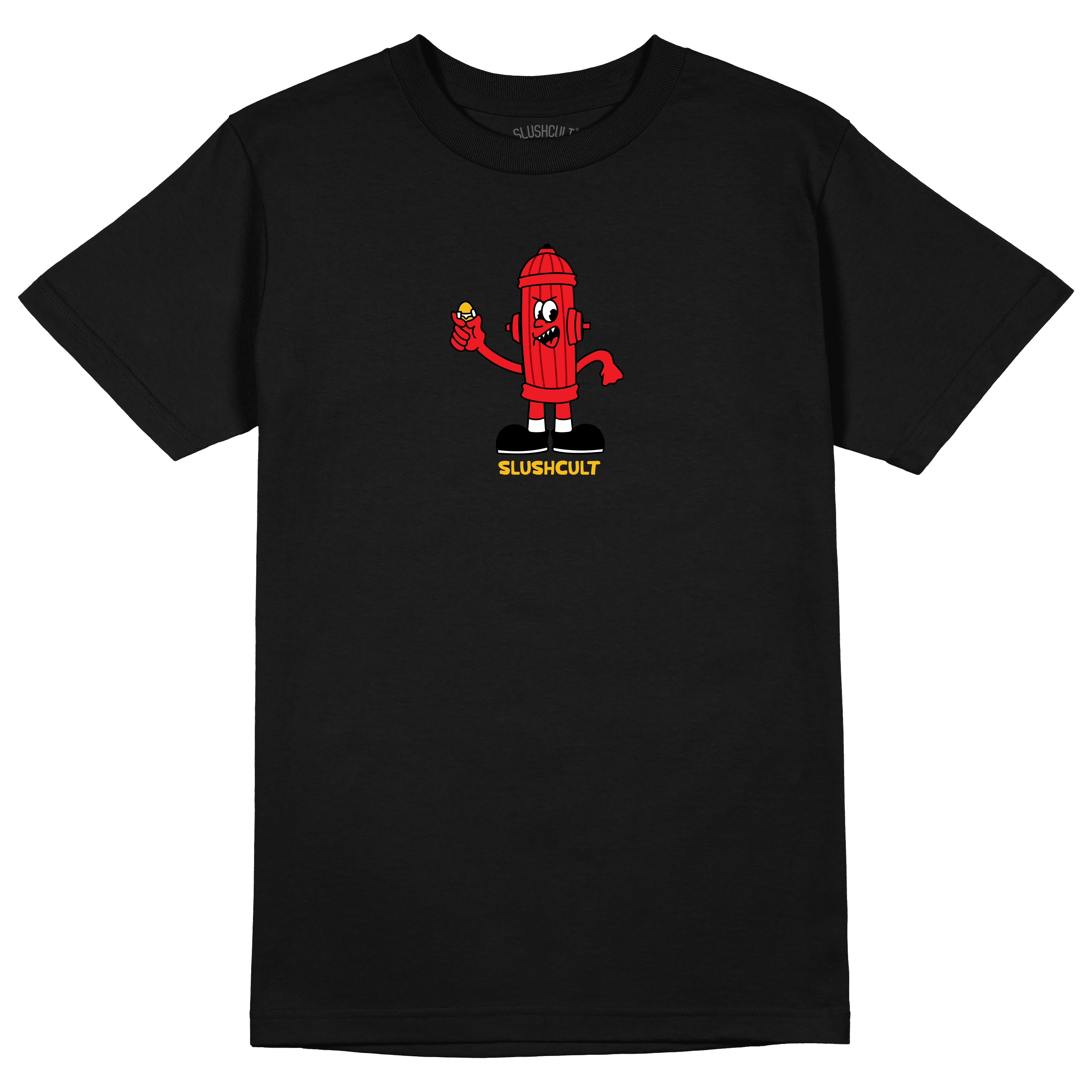 Hydrant Tee Tees Slushcult Black S Slushcult