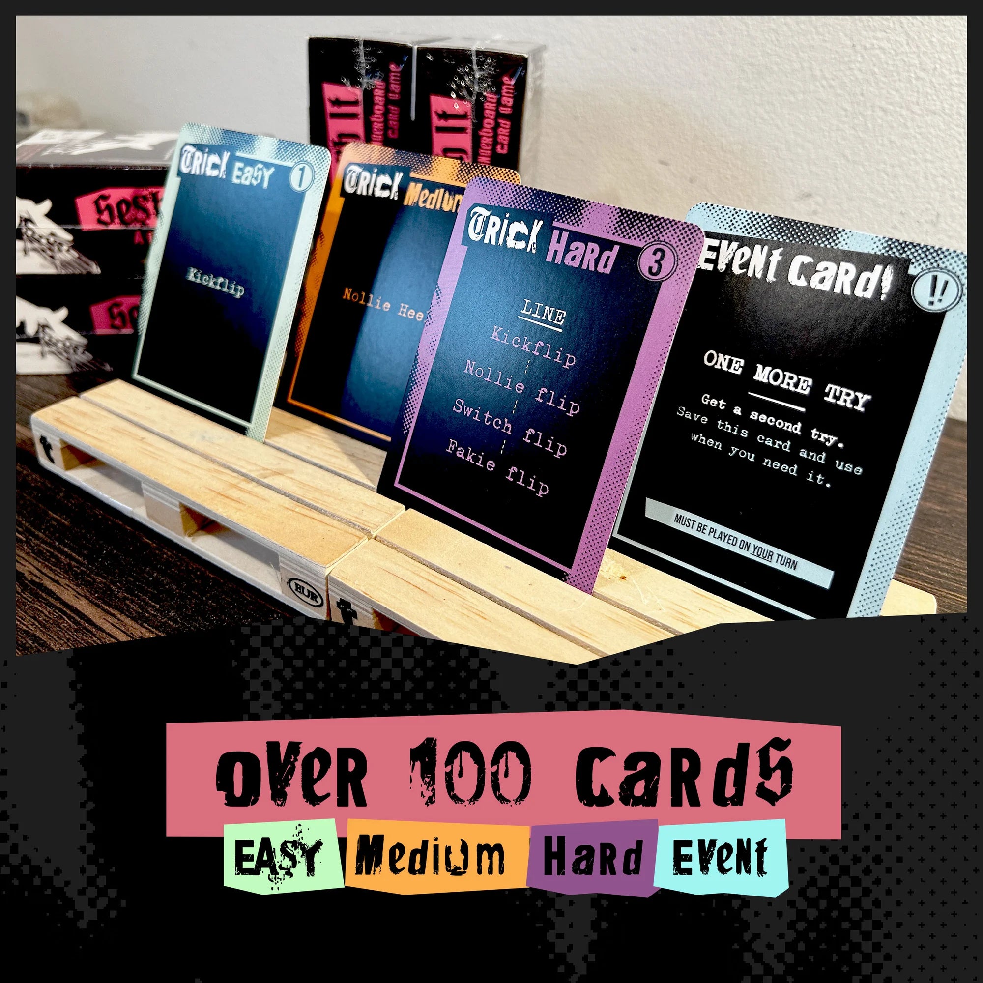 Sesh It: A Fingerboard Card Game Fingerboard Accessories Everyday Fingerboards Slushcult