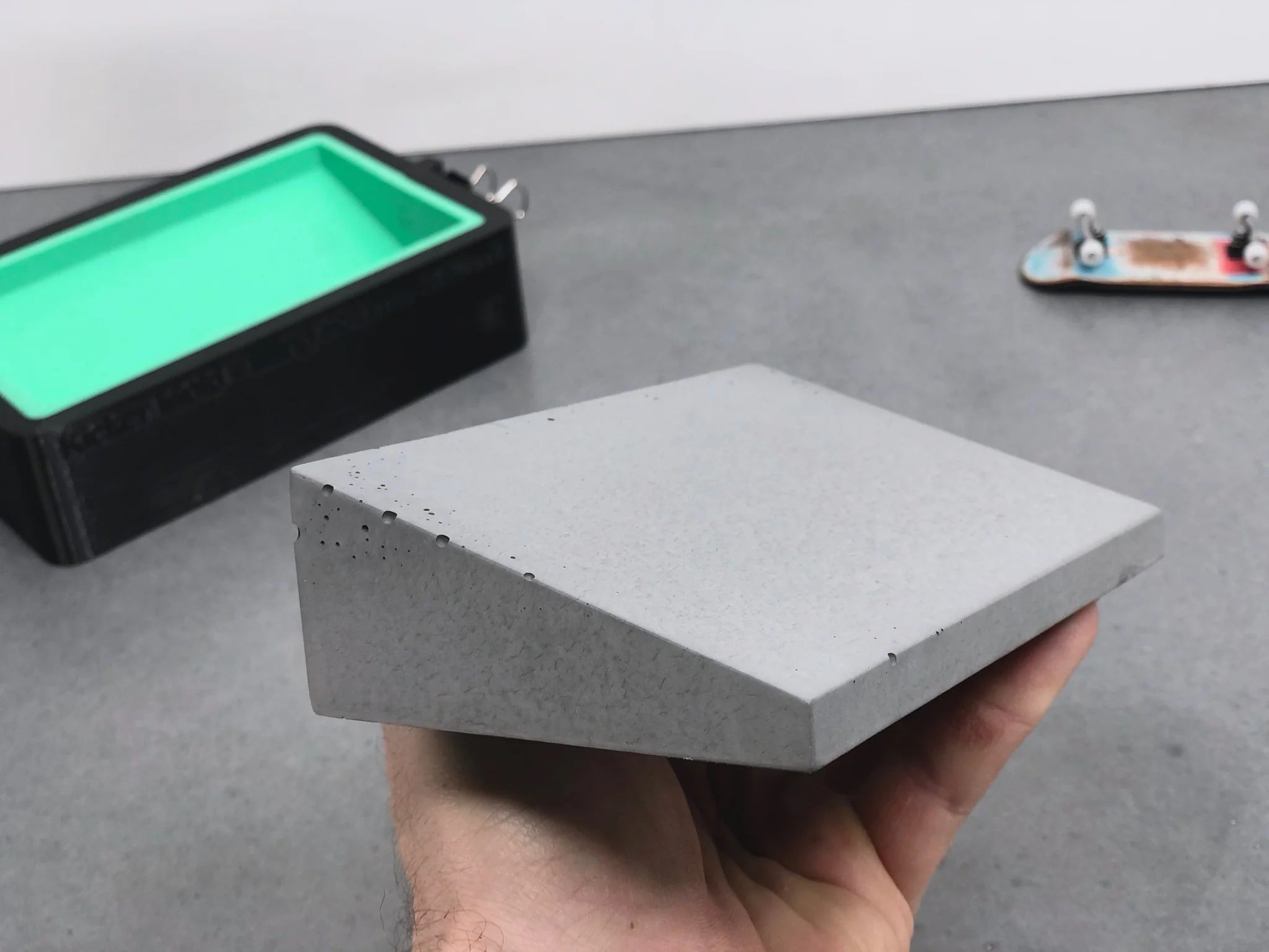 Create Your Skate - Concrete Bank Mold Fingerboard Mold Create Your Skate Slushcult