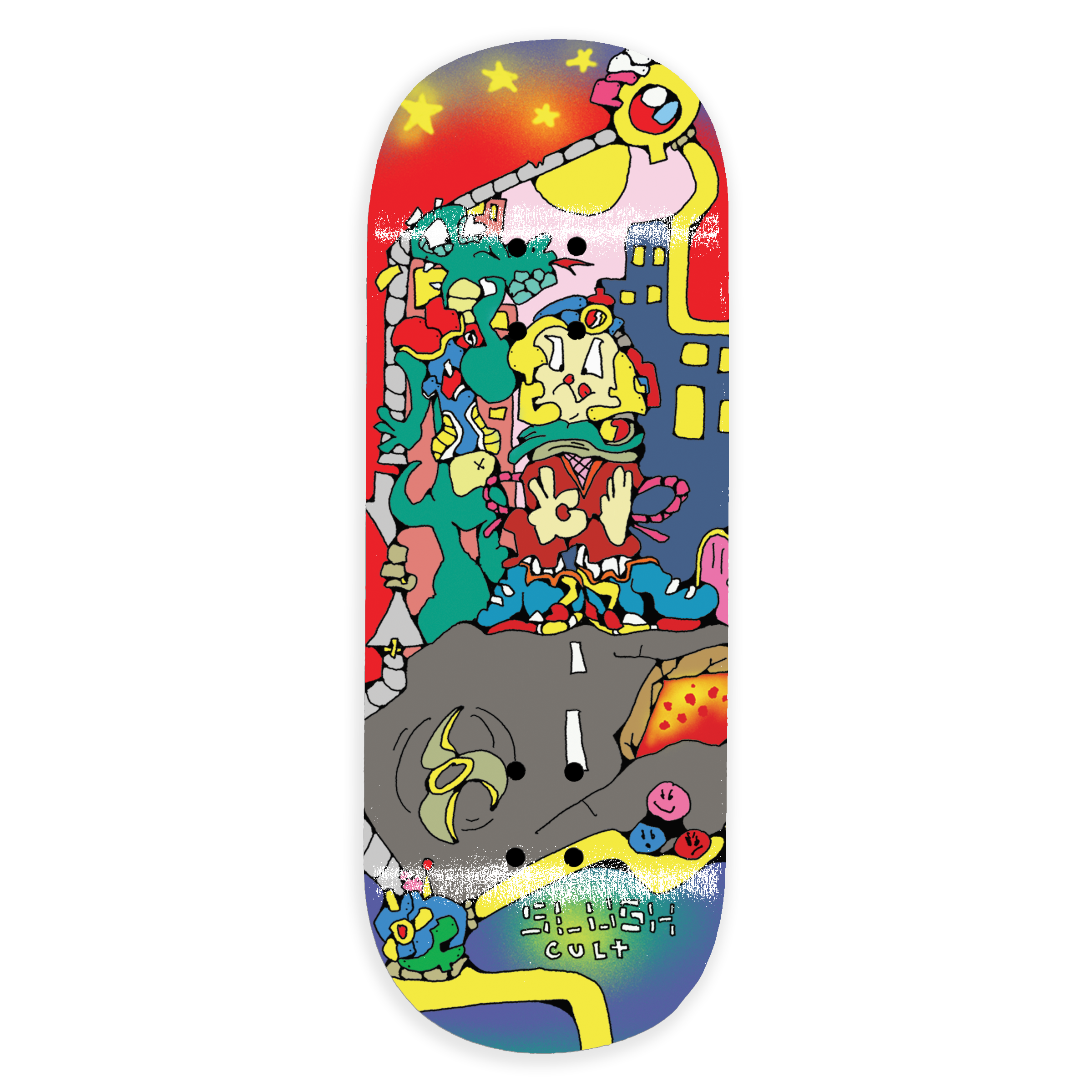 Slushcult "Streets" Shop Fingerboard Deck (Full)