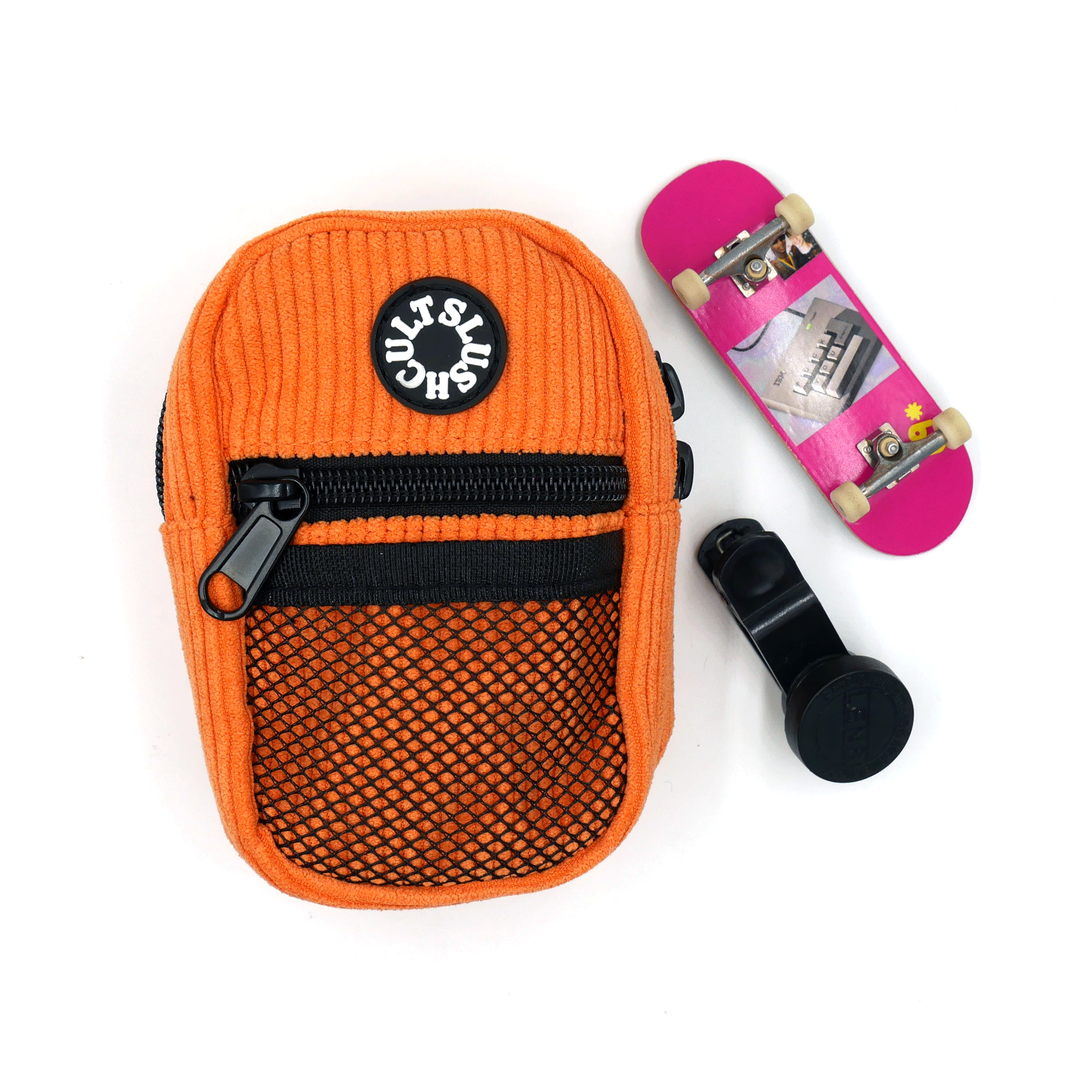 Slushcult Mini Side Bag (Orange Corduroy) Bags Slushcult Slushcult