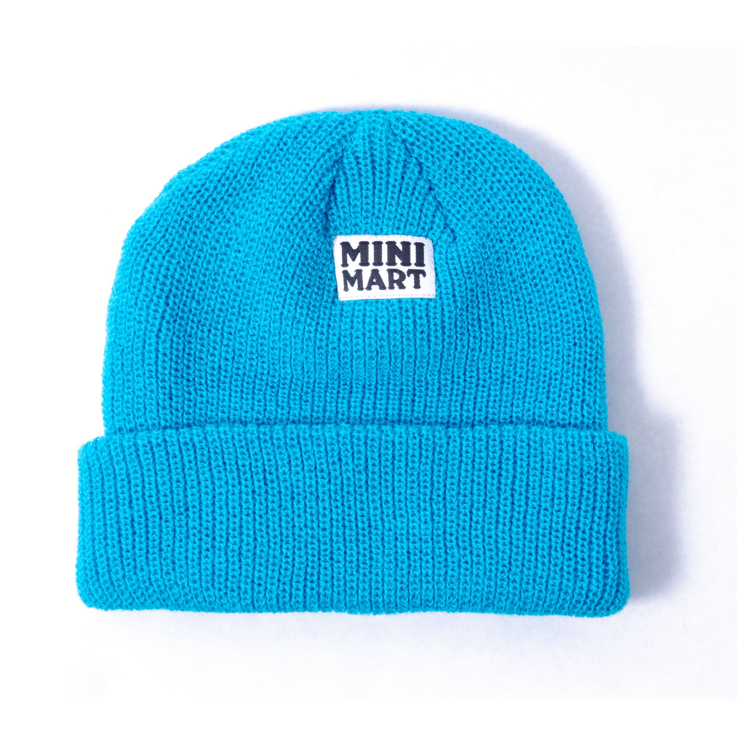 Mini Mart Fold Beanie Teal Headwear Slushcult    Slushcult