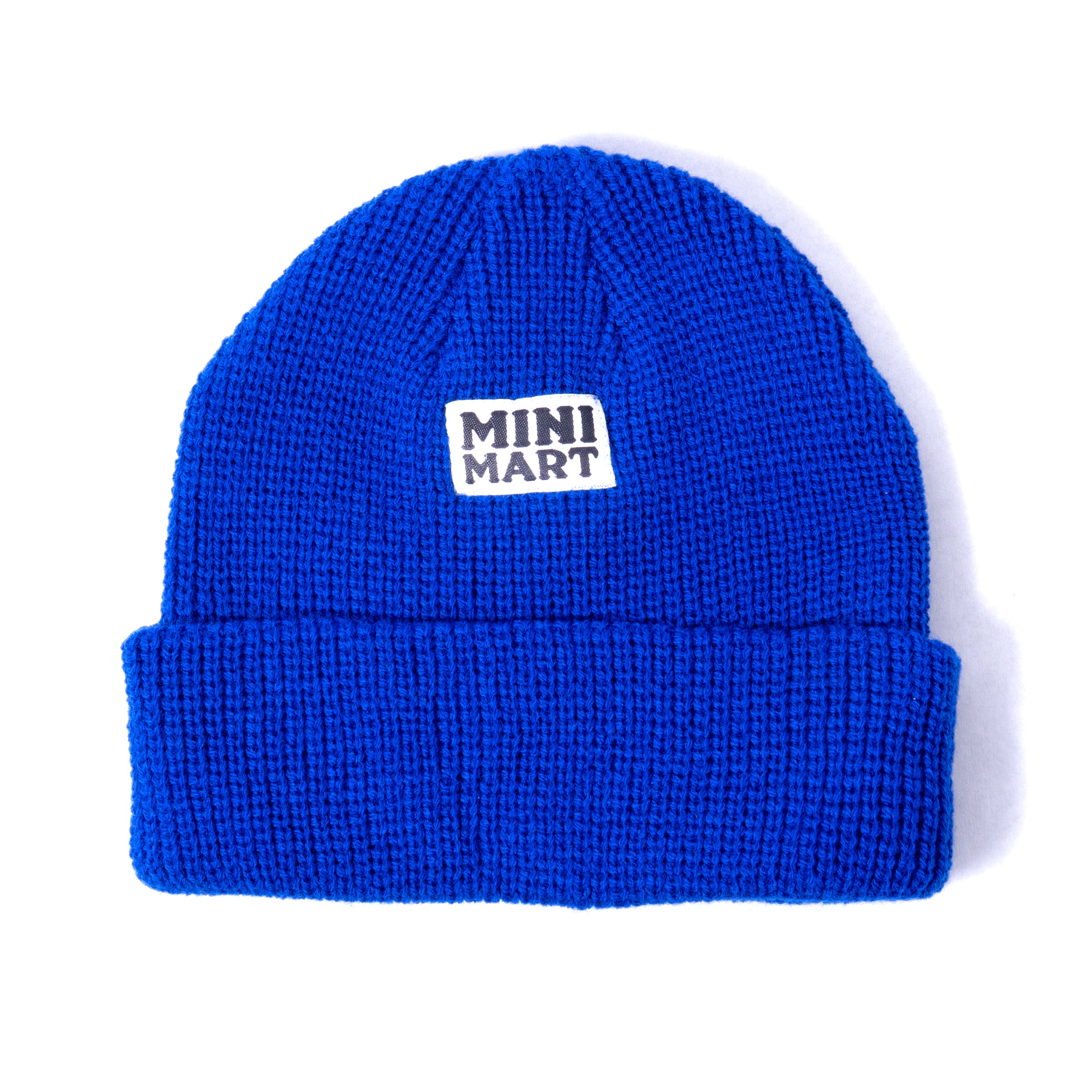 Mini Mart Fold Beanie Royal Blue Headwear Slushcult    Slushcult