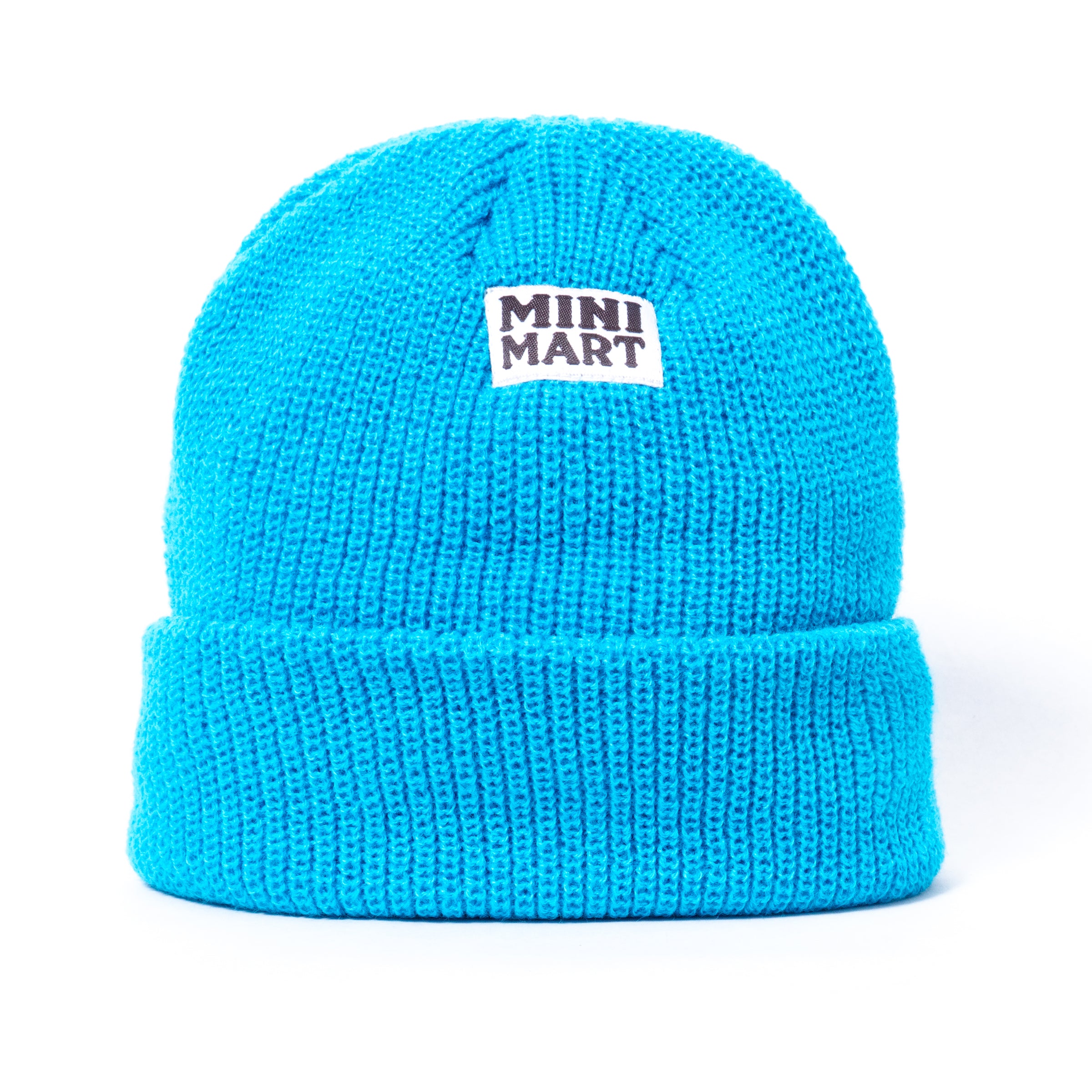 Mini Mart Fold Beanie Teal Headwear Slushcult    Slushcult