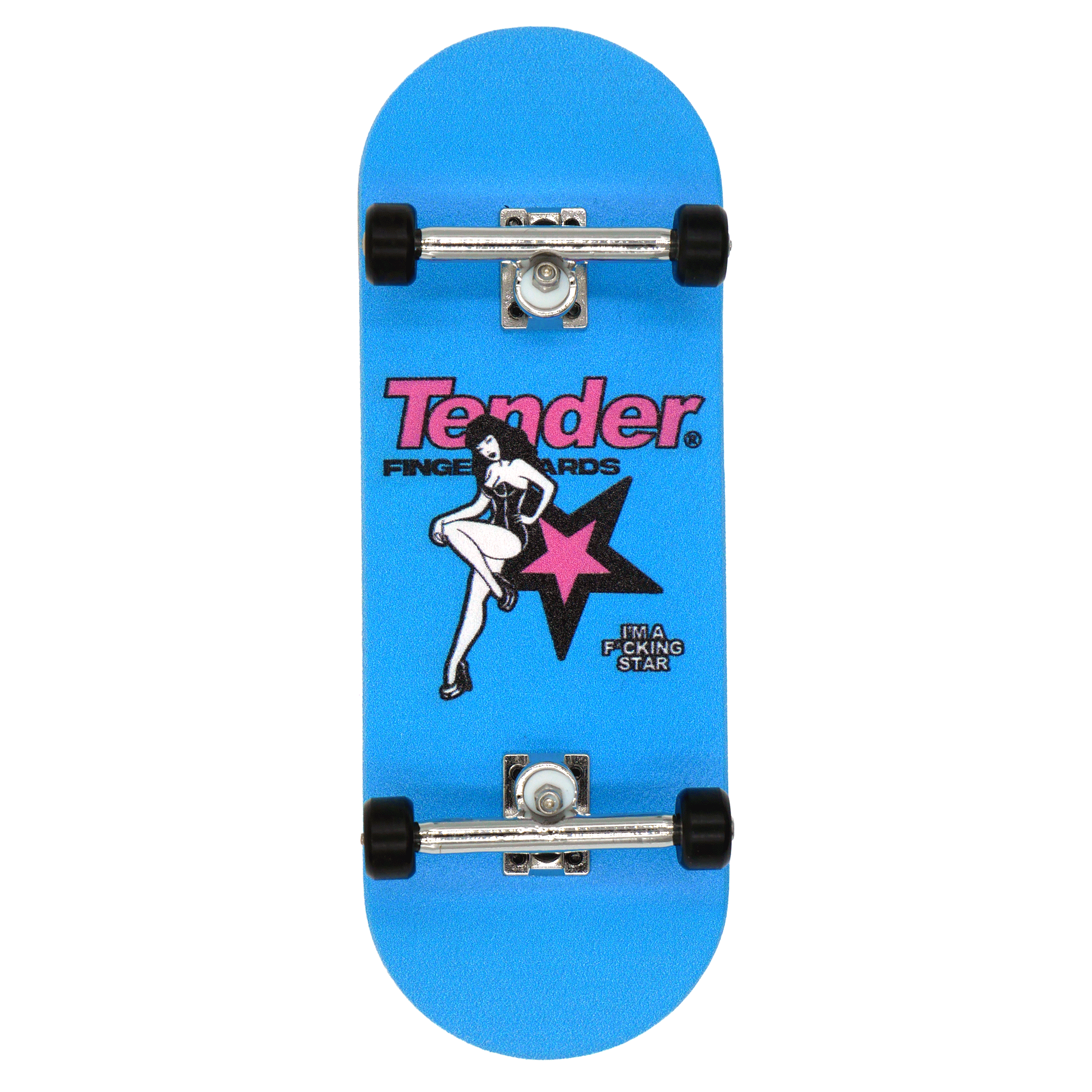 Tender Fingerboard Complete - I'm A Star (Blue)