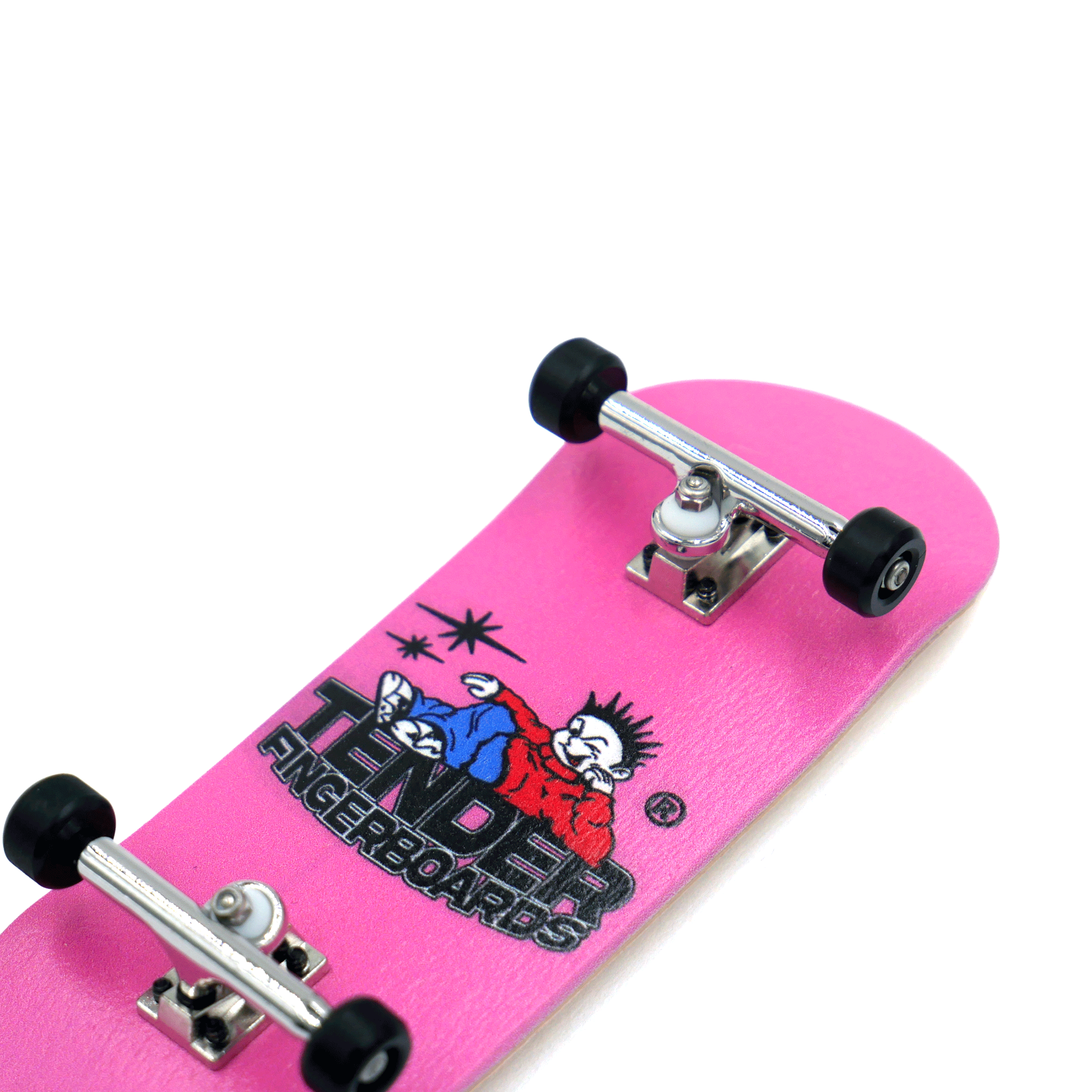 Tender Fingerboard Complete - No Fucks (Pink)