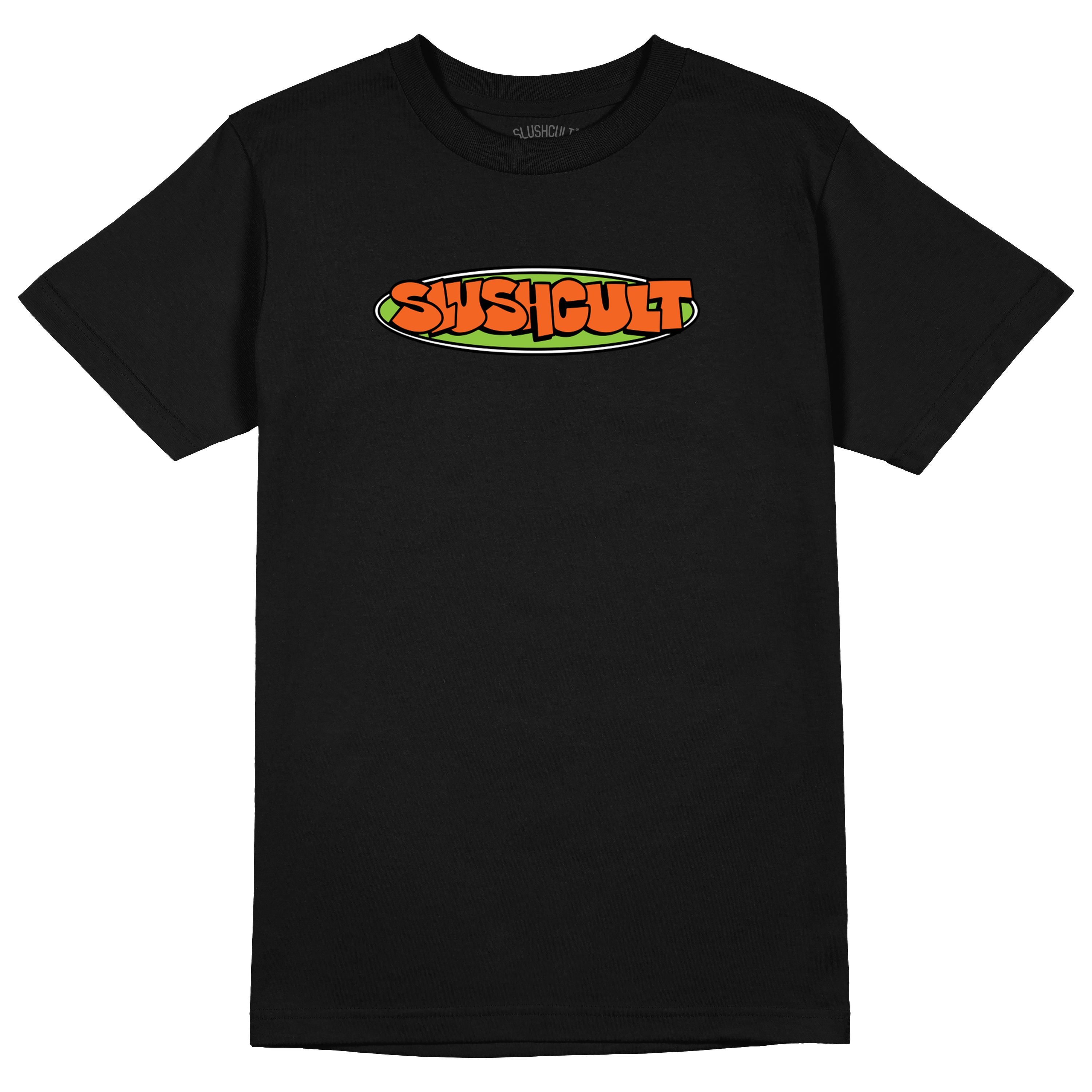 New Oval Tee Tees Slushcult Black S Slushcult