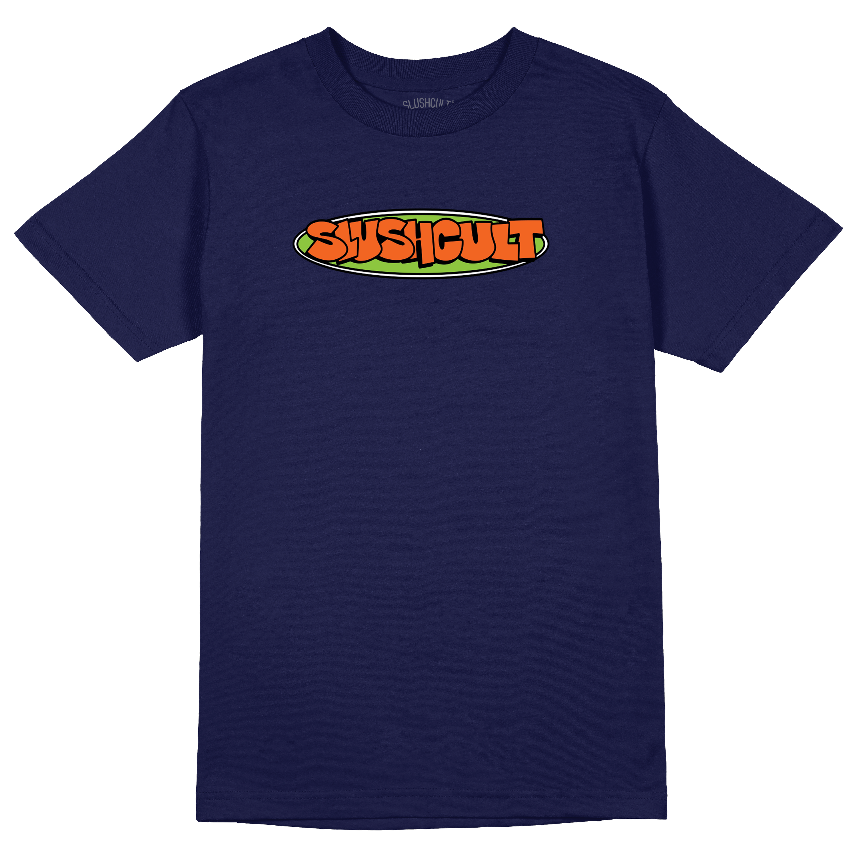 New Oval Tee Tees Slushcult Navy S Slushcult
