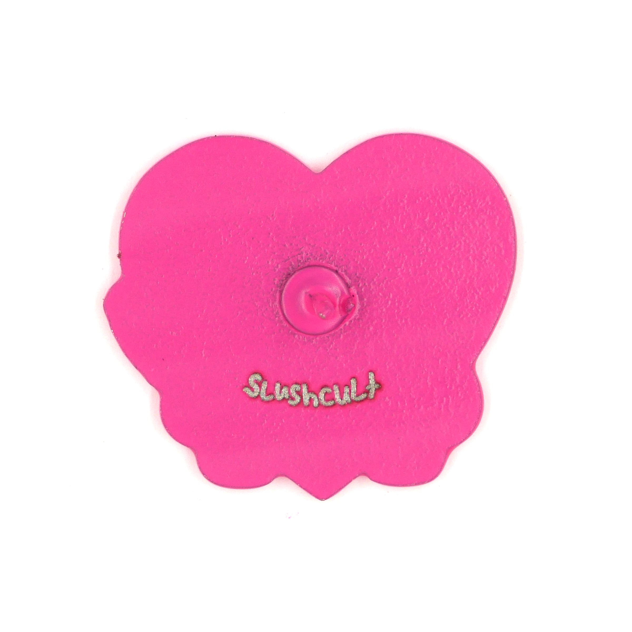 Skurvy Hearts Enamel Pin Pins Paul Frank Collab    Slushcult