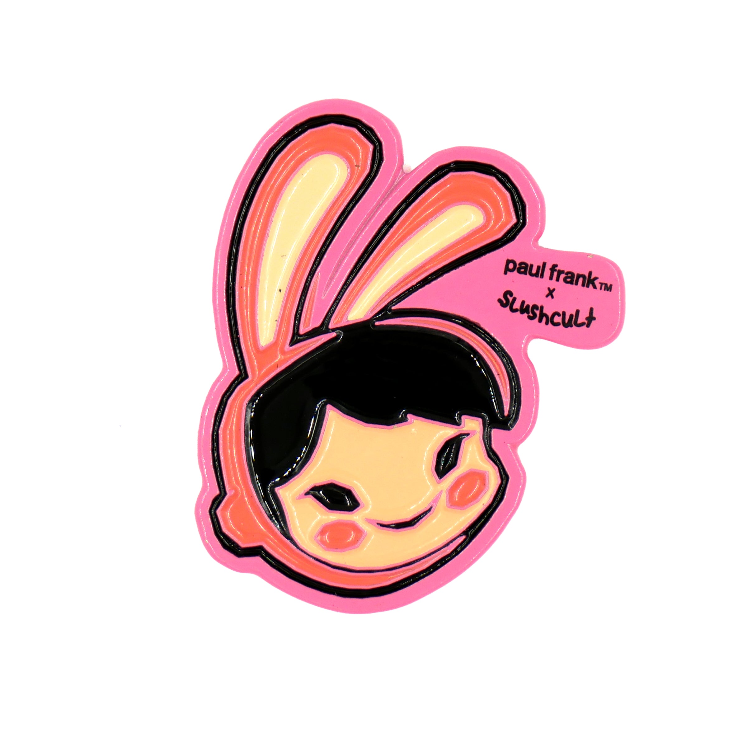 Bunny Girl Enamel Pin Pins Paul Frank Collab    Slushcult