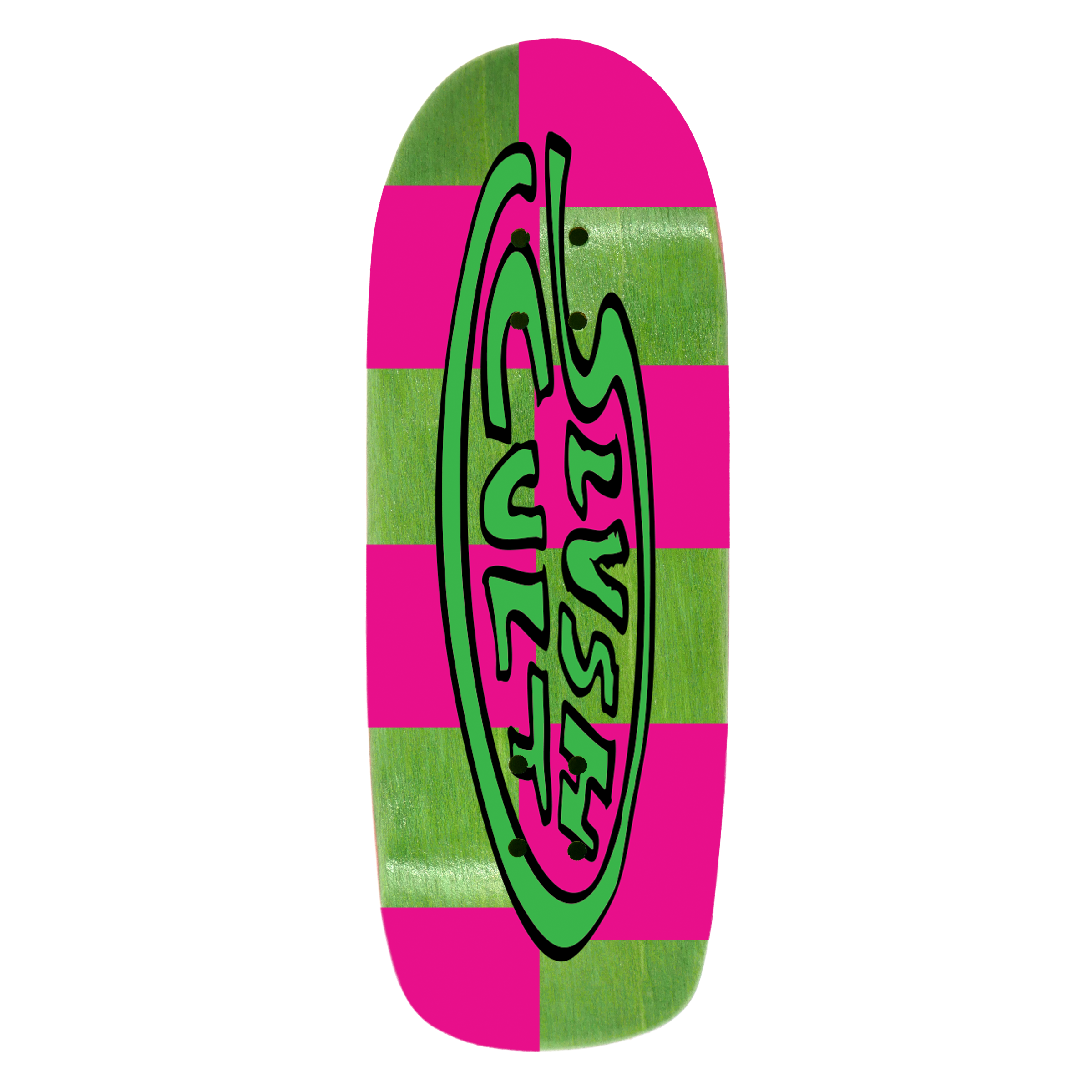 Slushcult "Pink Chex" Shop Fingerboard Deck (Clear - Random)