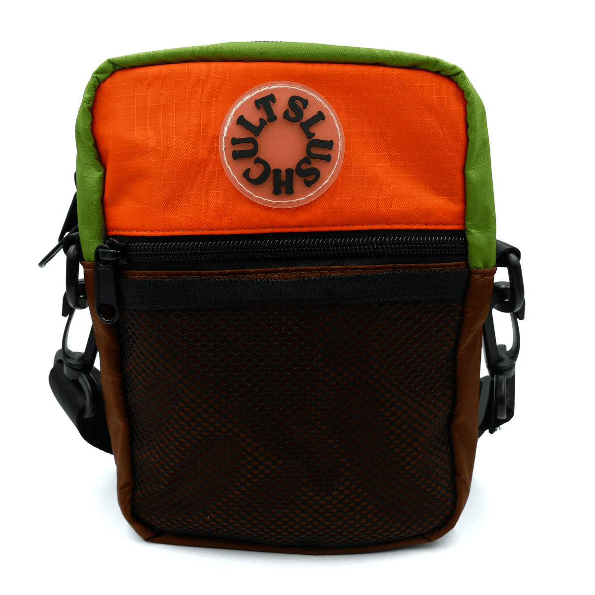 Anywhere Side Bag Ripstop Nylon (Orange/Brown) Bags Slushcult Slushcult