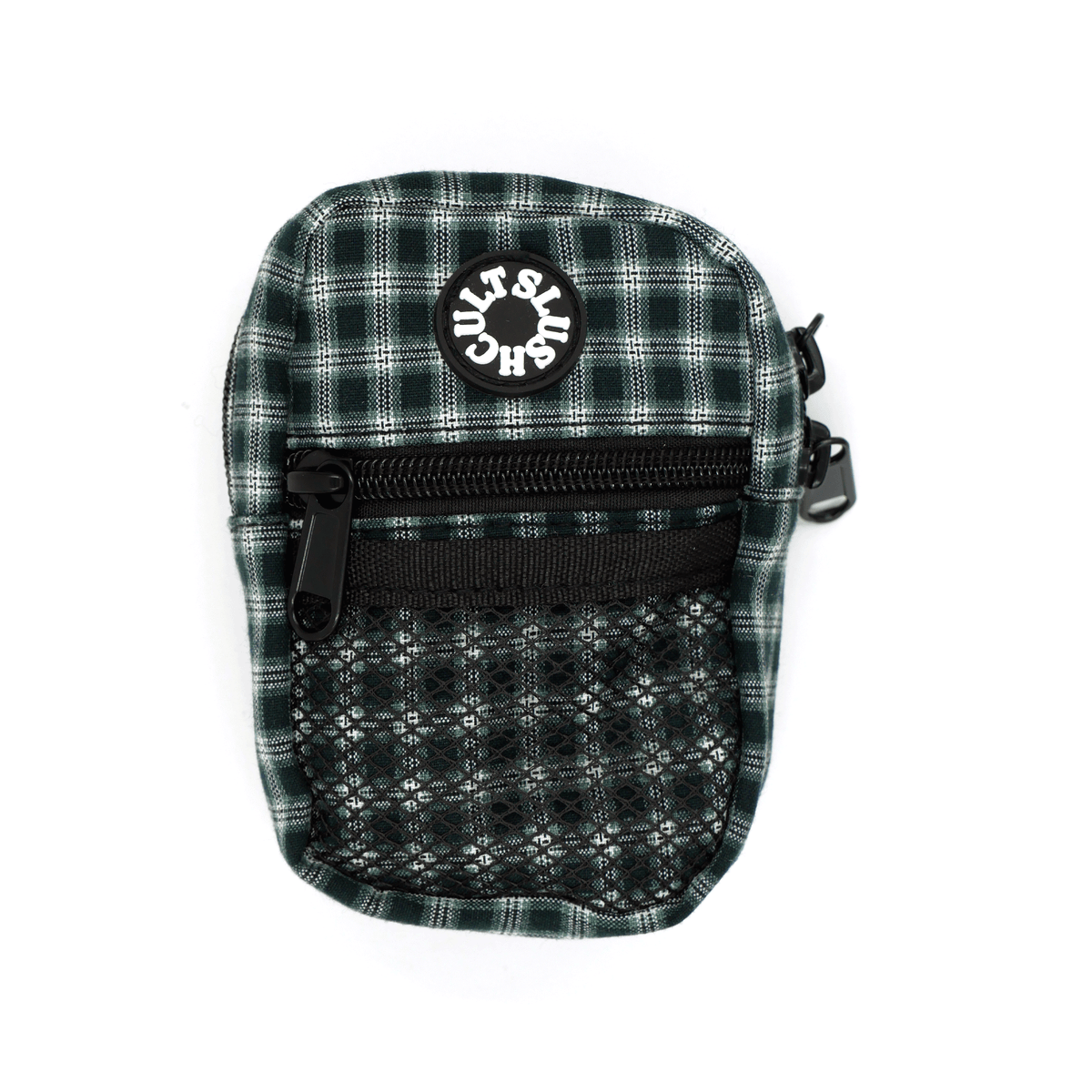 Slushcult Mini Side Bag (Green Plaid) Bags Slushcult Slushcult