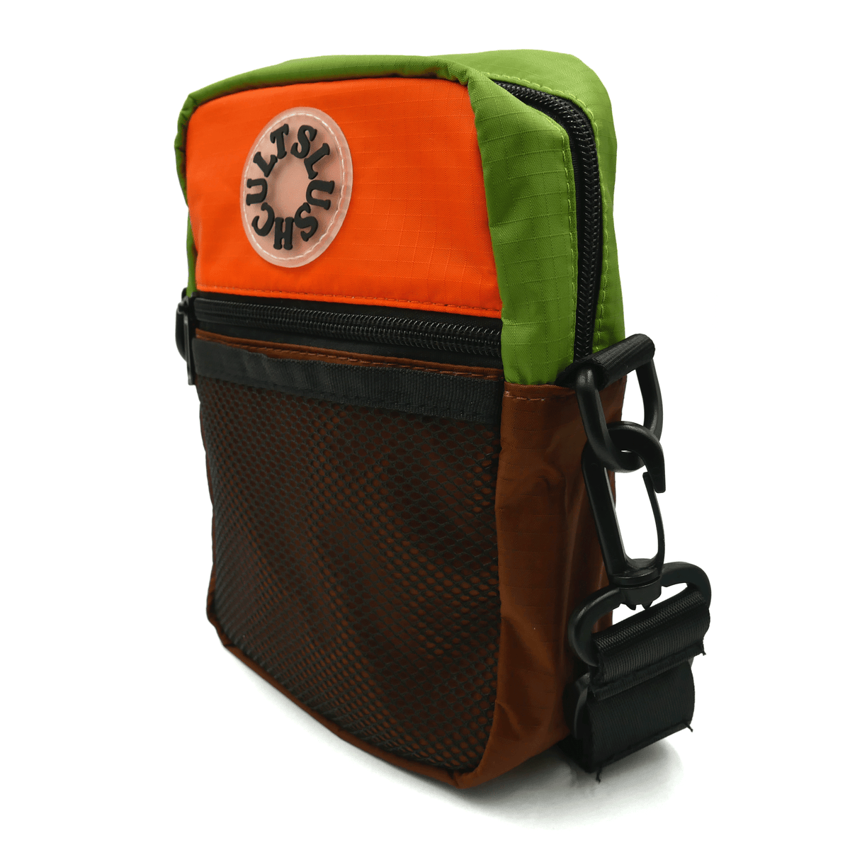 Anywhere Side Bag Ripstop Nylon (Orange/Brown) Bags Slushcult Slushcult