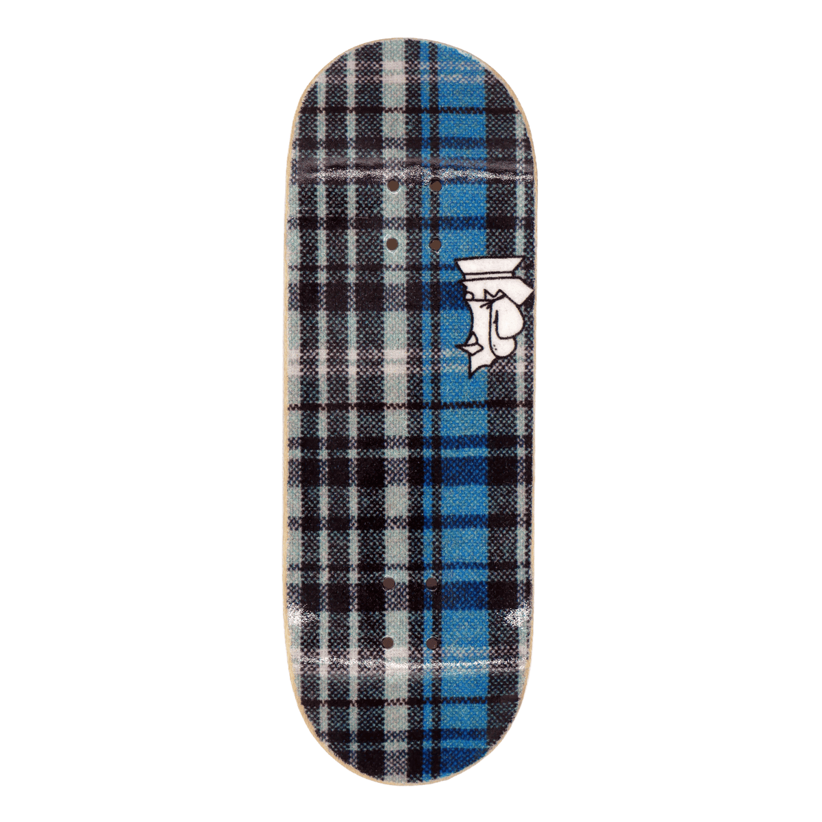 Presto "Plaids" Fingerboard Deck Fingerboard Decks Presto 32mm / Blue-Black Slushcult