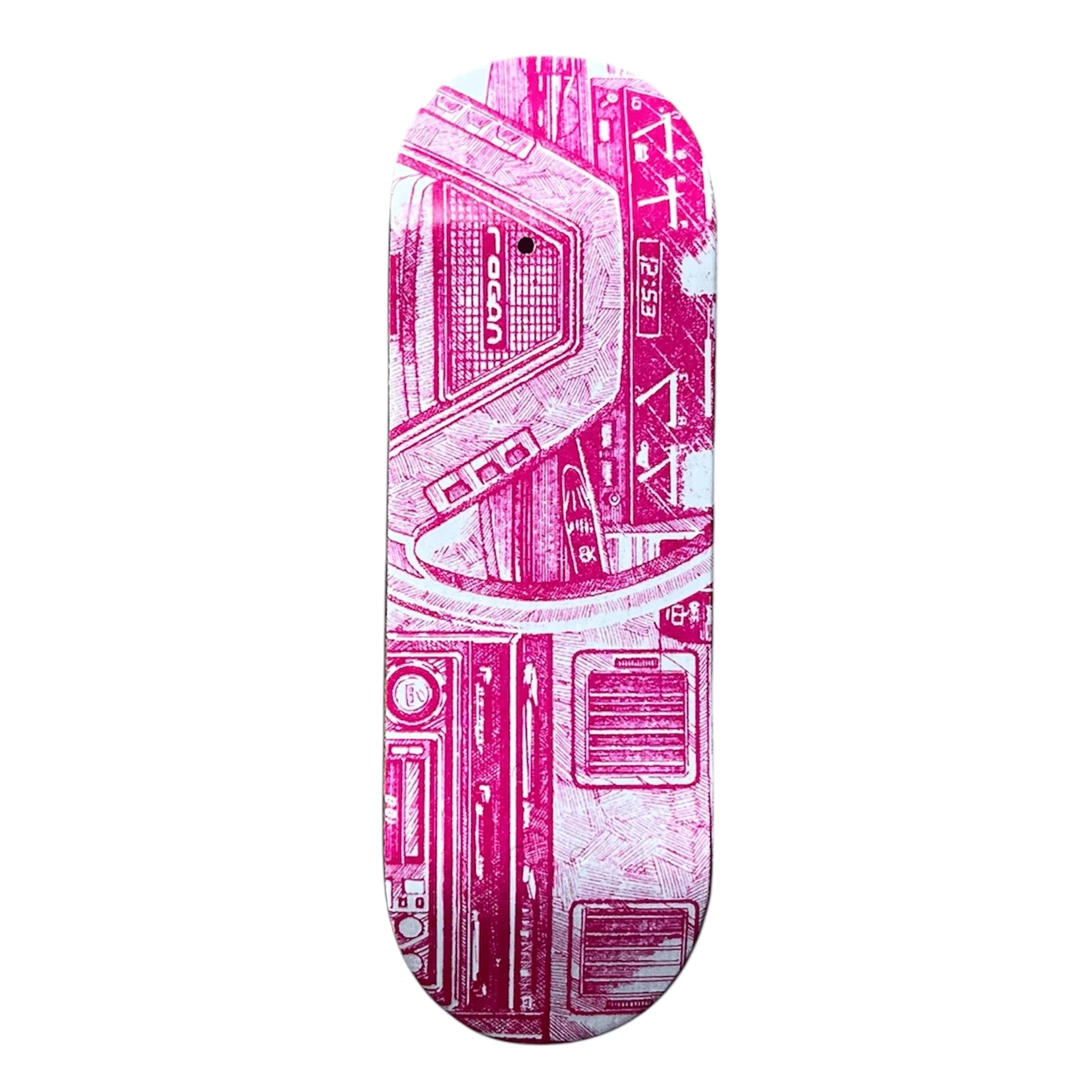 Rogan Deck Co - Dashboard (Pink) Fingerboard Decks Rogan Deck Co Slushcult