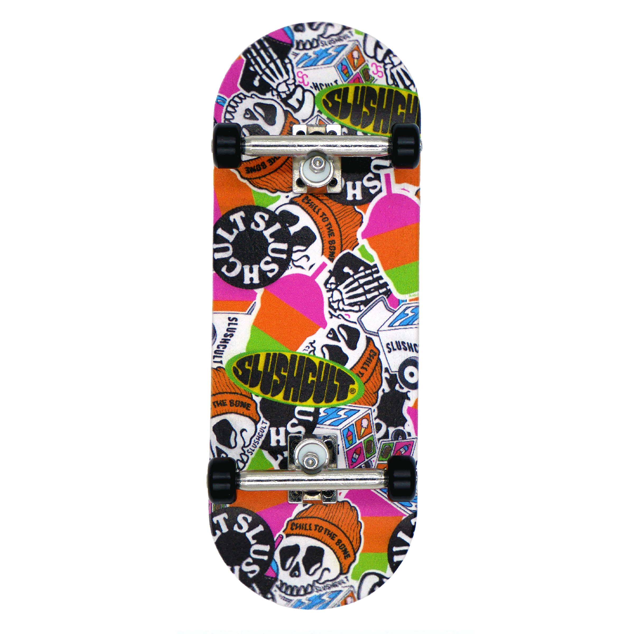 Grom Series Fingerboard Complete - All Over Print Fingerboard Completes Slushcult Slushcult