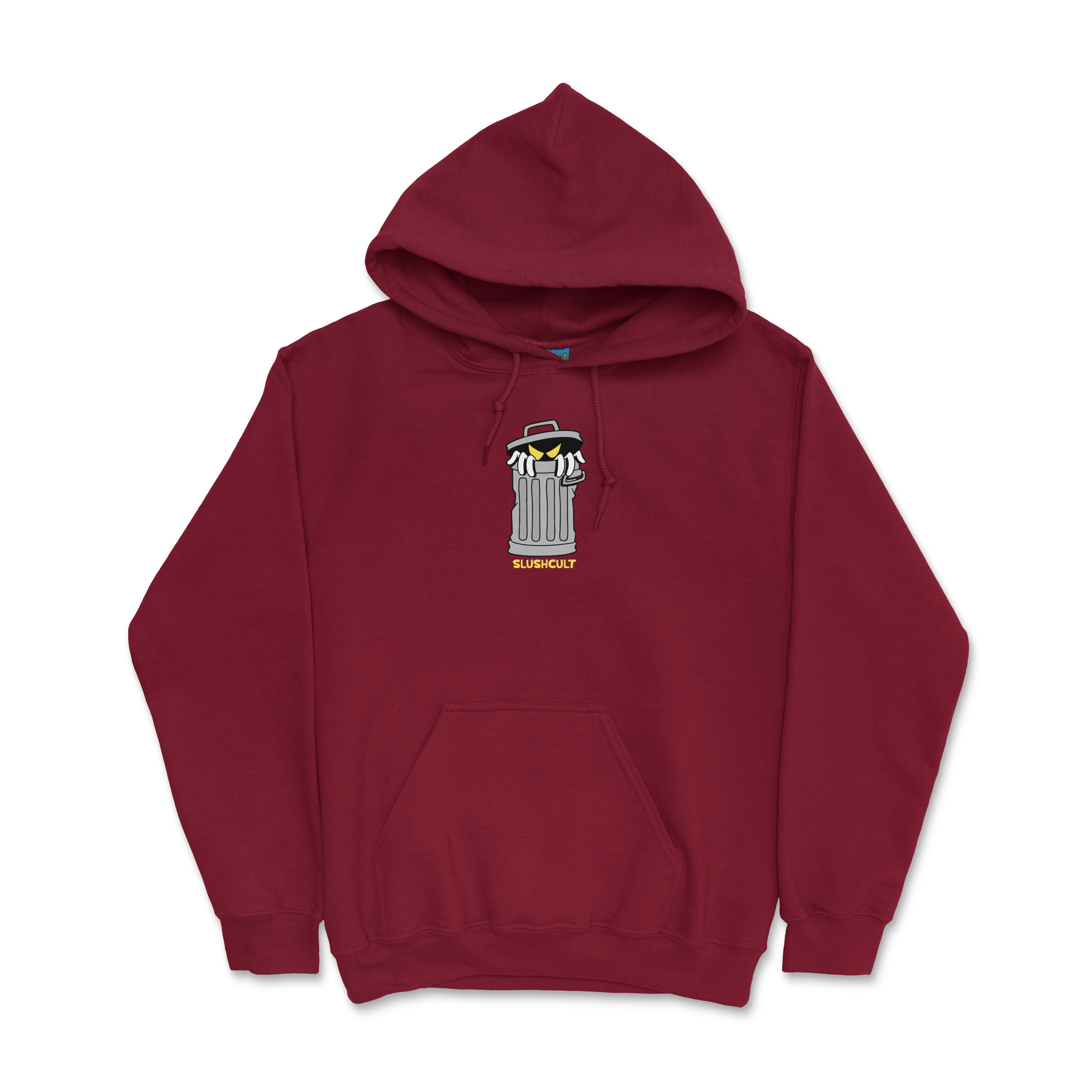 Trash Hoodie Hoodies Slushcult Maroon S Slushcult