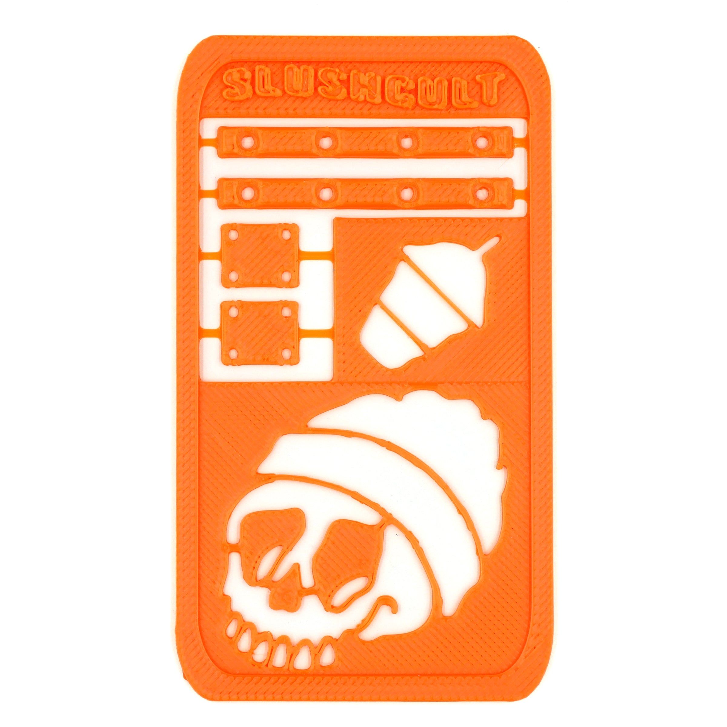 Slushcult x Loosies Speed Shop Risers/Board Rails Kit Fingerboard Accessories Slushcult Orange Slushcult