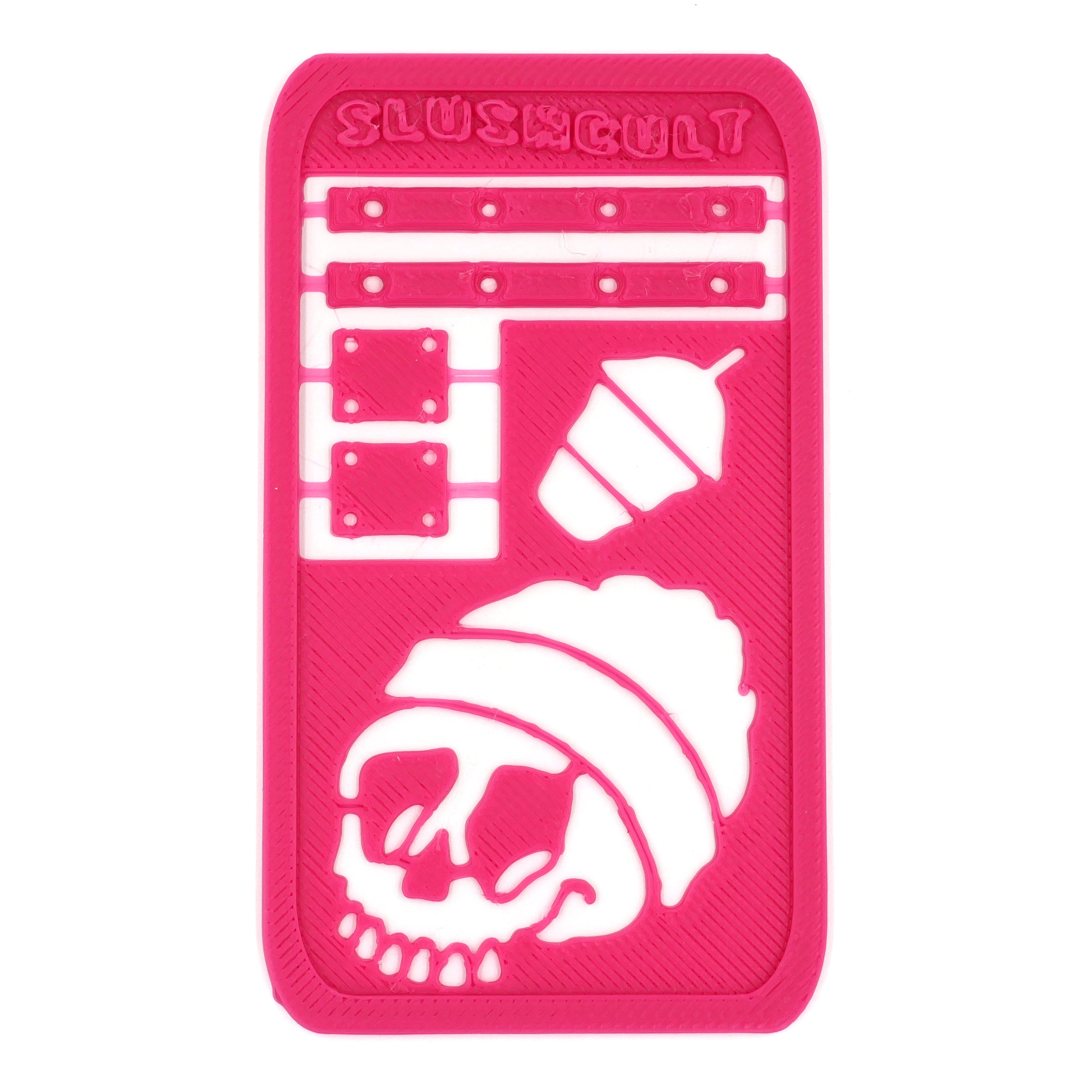 Slushcult x Loosies Speed Shop Risers/Board Rails Kit Fingerboard Accessories Slushcult Pink Slushcult