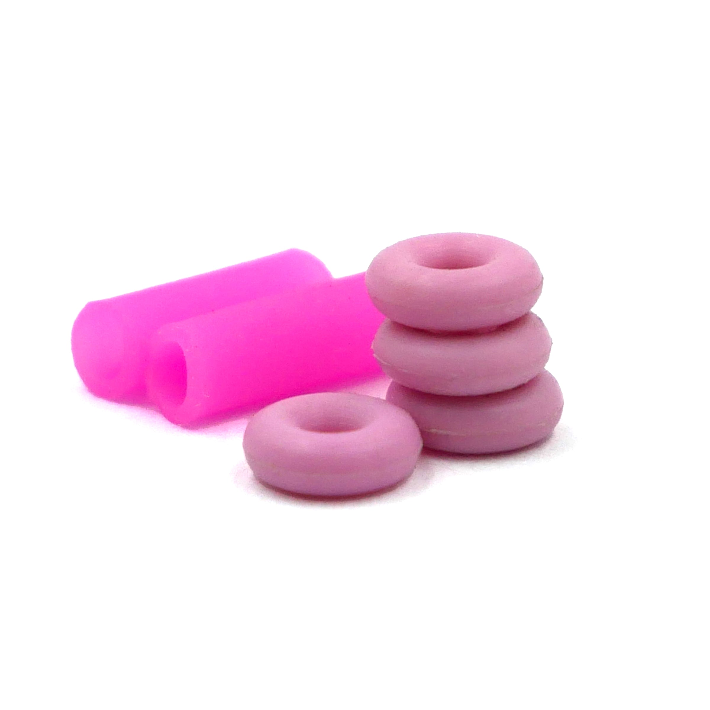 Rattlerz™ O-Ring Fingerboard Bushings Tuning Slushcult Baby Pink Slushcult