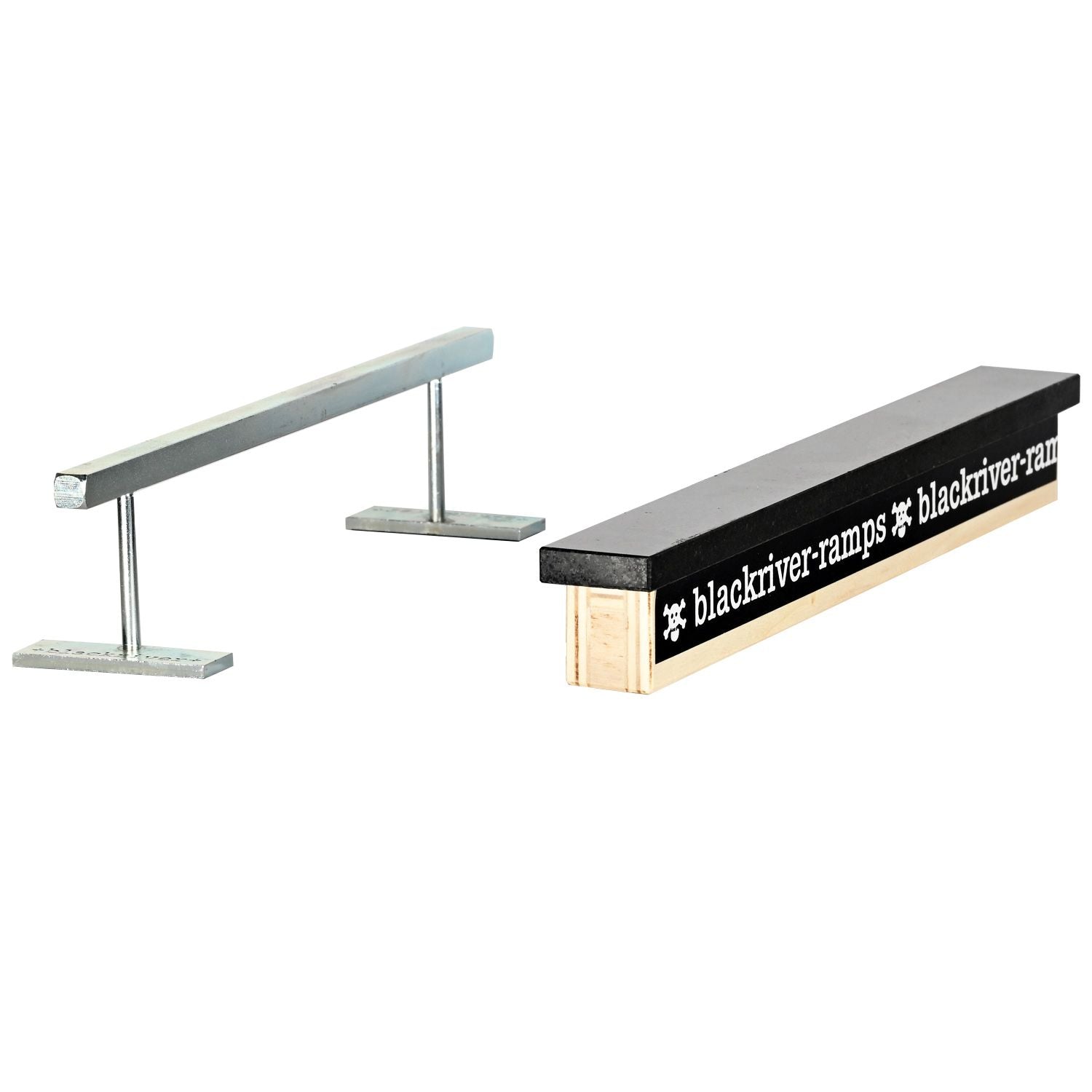 Blackriver Fingerboard Ramps - Marble Ledge Add On Fingerboard Obstacles Blackriver Slushcult