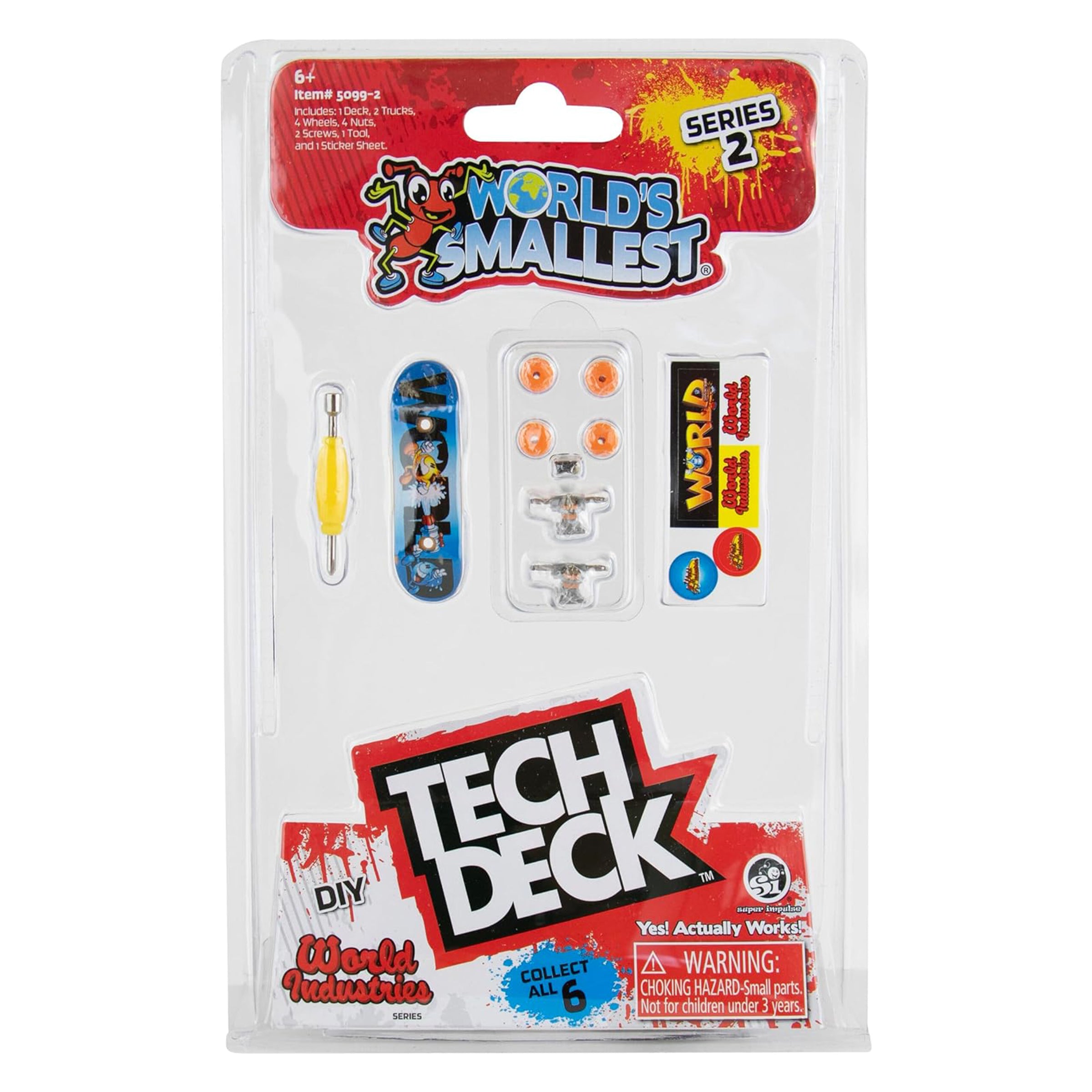 Worlds Smallest Techdeck Fingerboard Series 2 MINI Skate Shop TechDeck    Slushcult