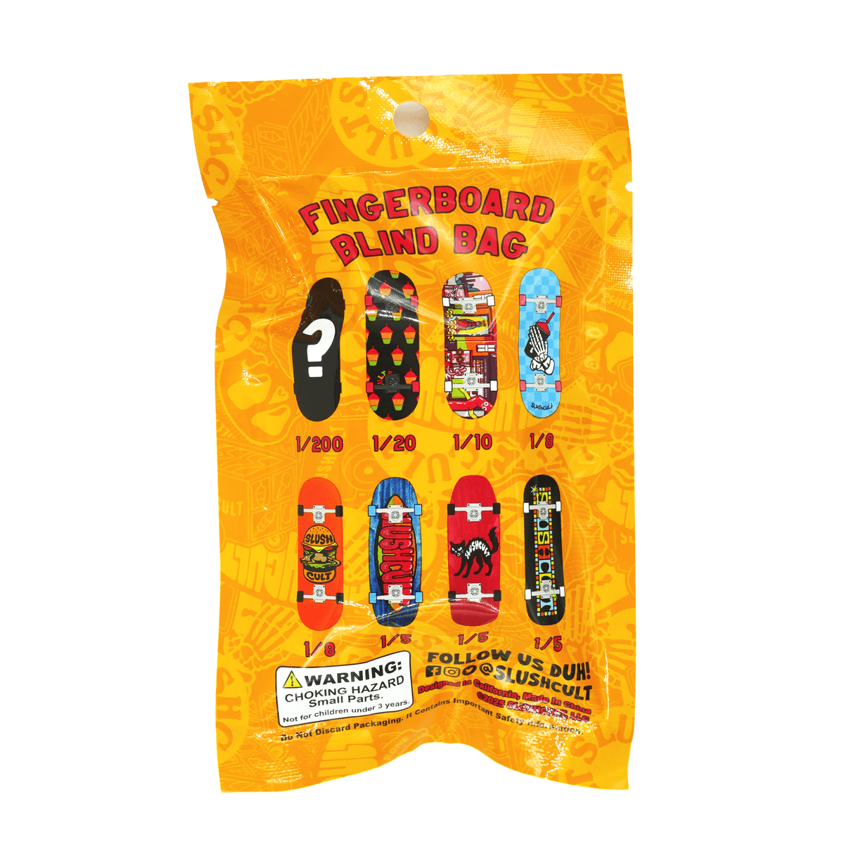 Slushcult Blind Bag Series #3 Fingerboard Complete