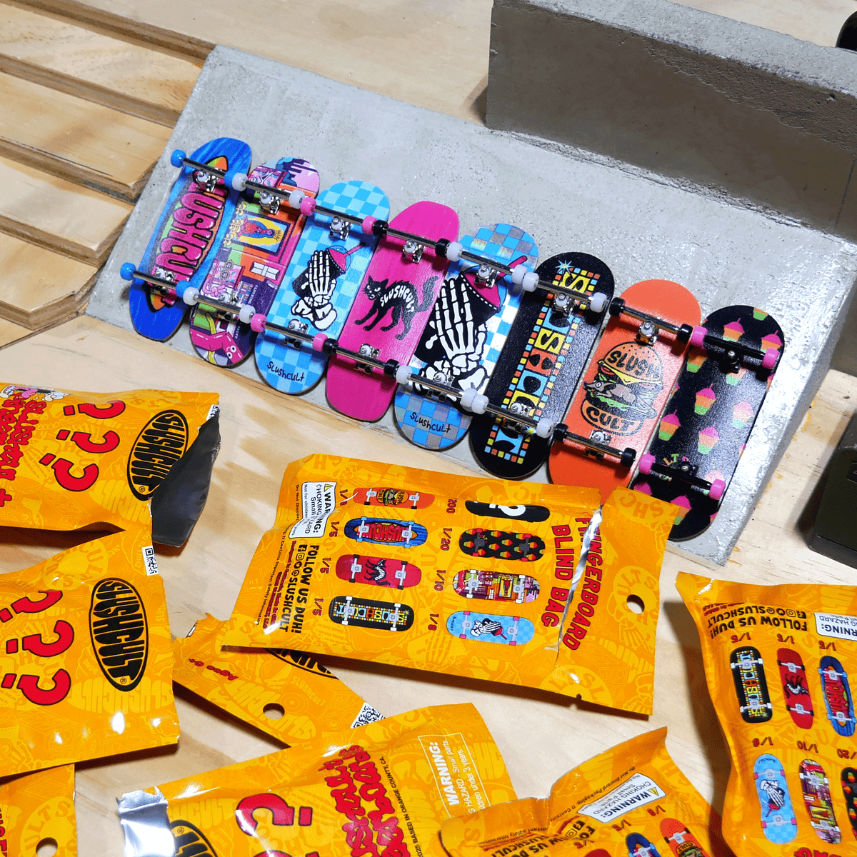 Slushcult Blind Bag Series #3 Fingerboard Complete