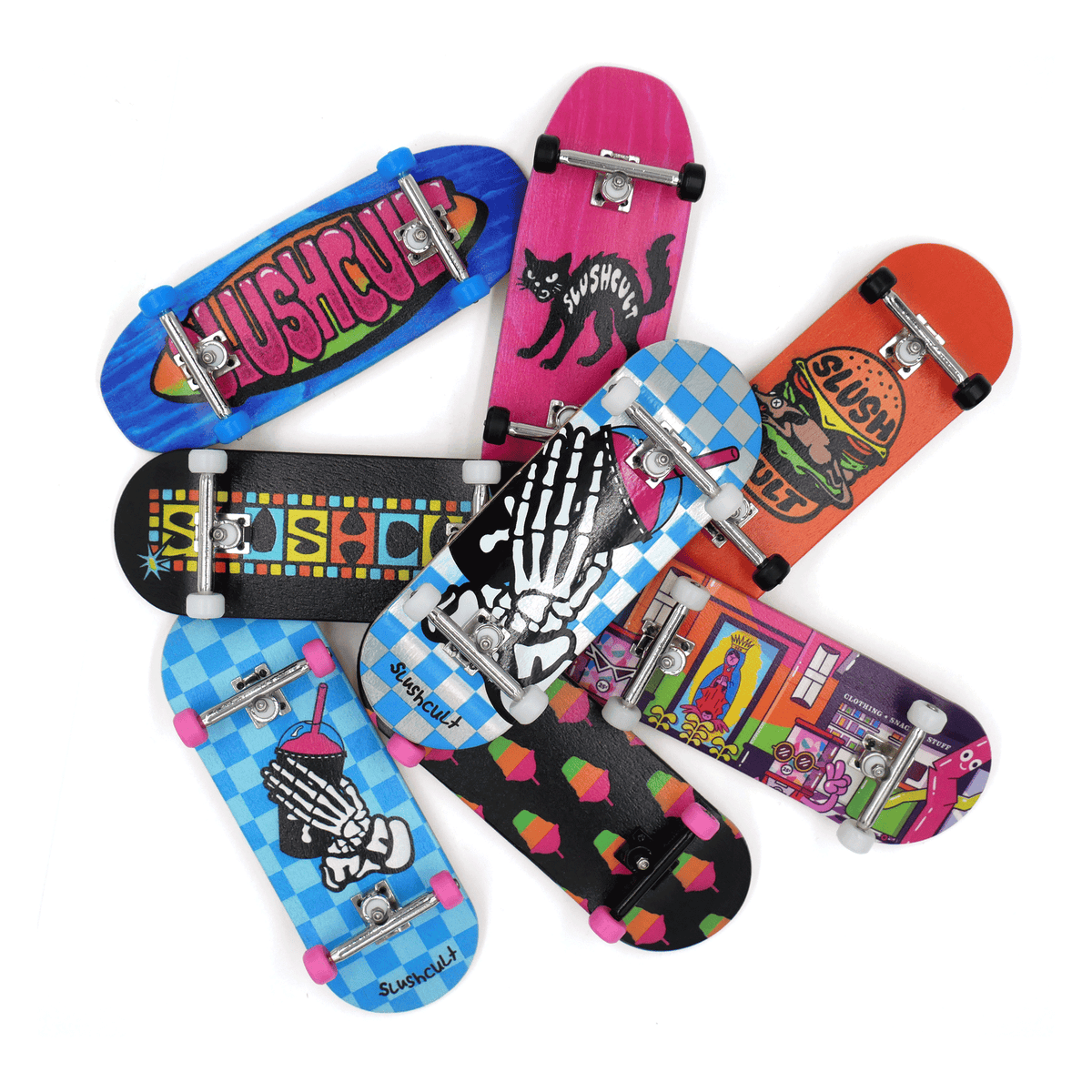 Slushcult Blind Bag Series #3 Fingerboard Complete