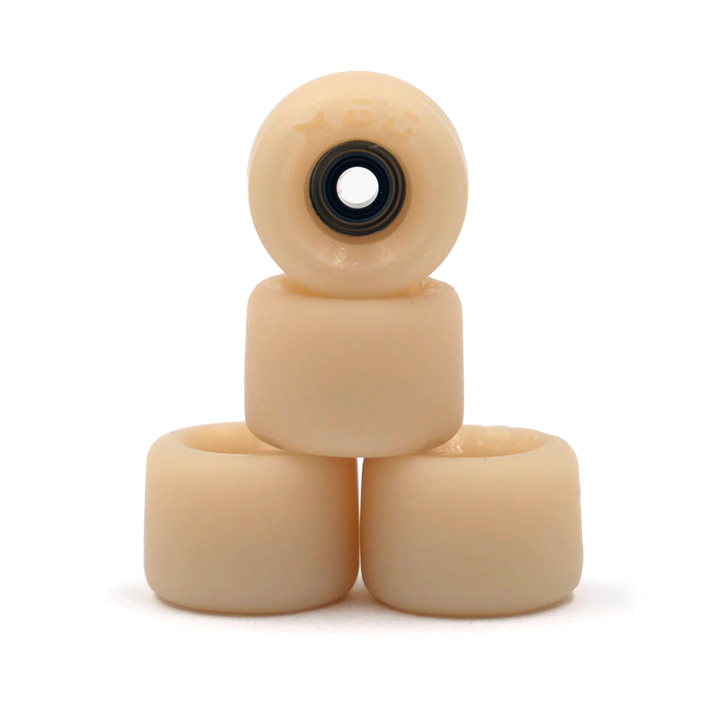 Bloob Wheels (Tan 80's) Fingerboard Wheels Flatface Slushcult