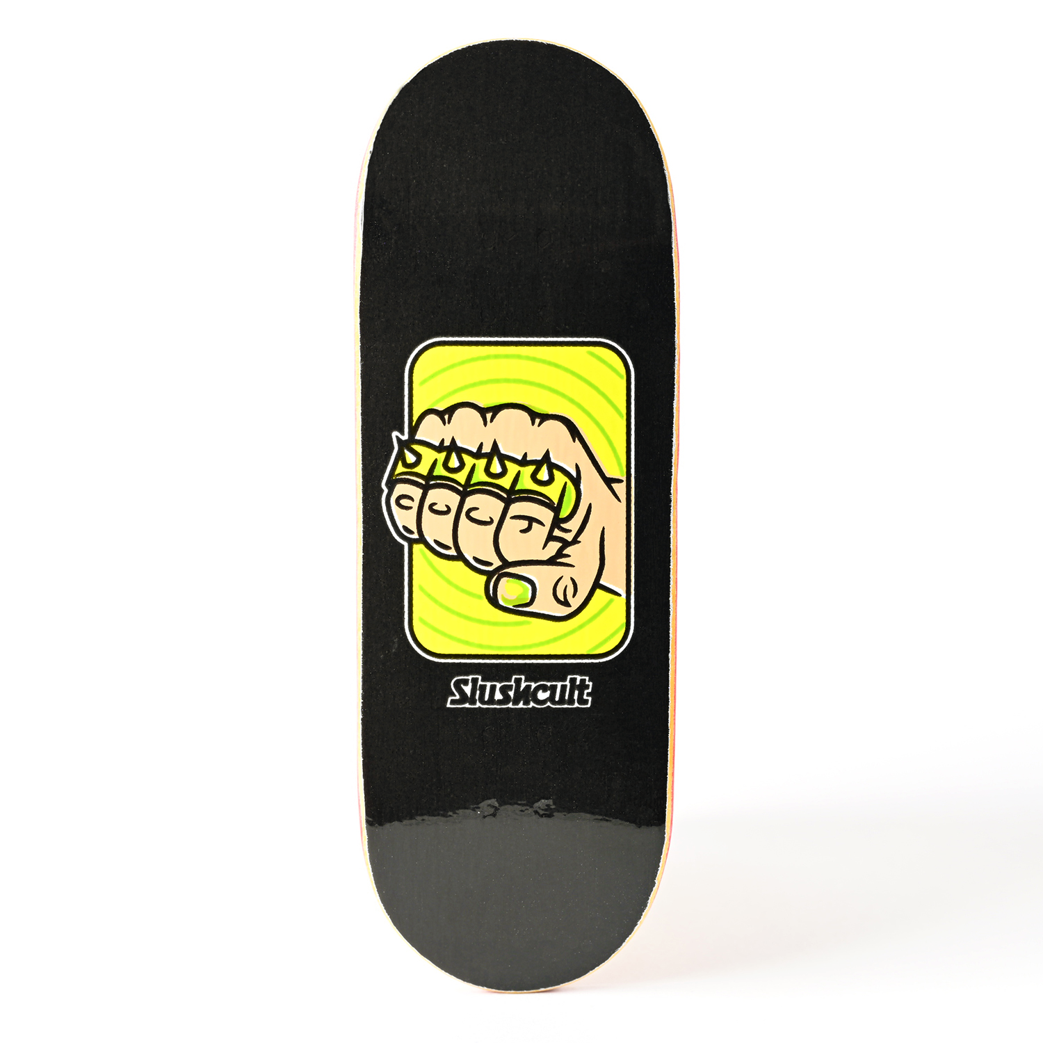 Slushcult X Blackriver "Knucks" Pro Fingerboard Deck Slushcult Decks Blackriver Slushcult