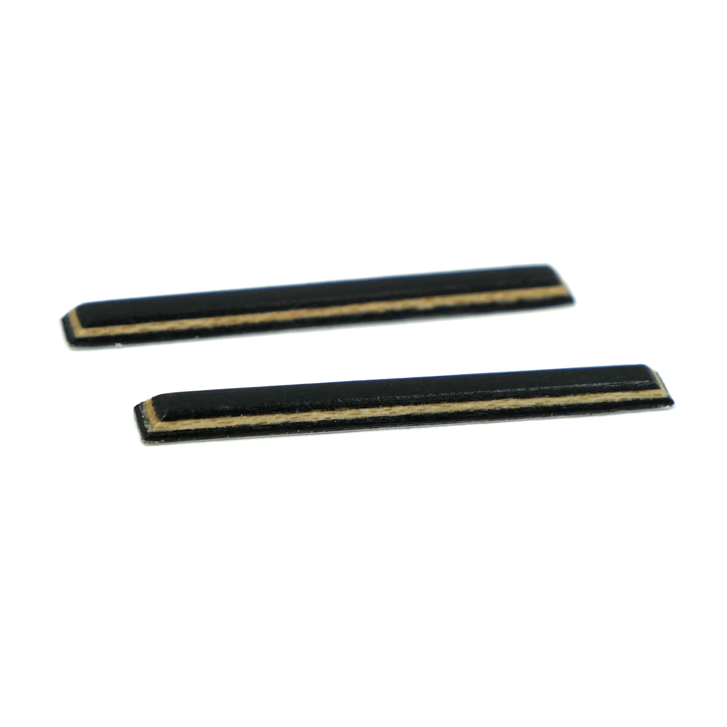 Monorails Wooden Fingerboard Board Rails (Black) Fingerboard Obstacles Monorails Adhesive (No Screws) Slushcult