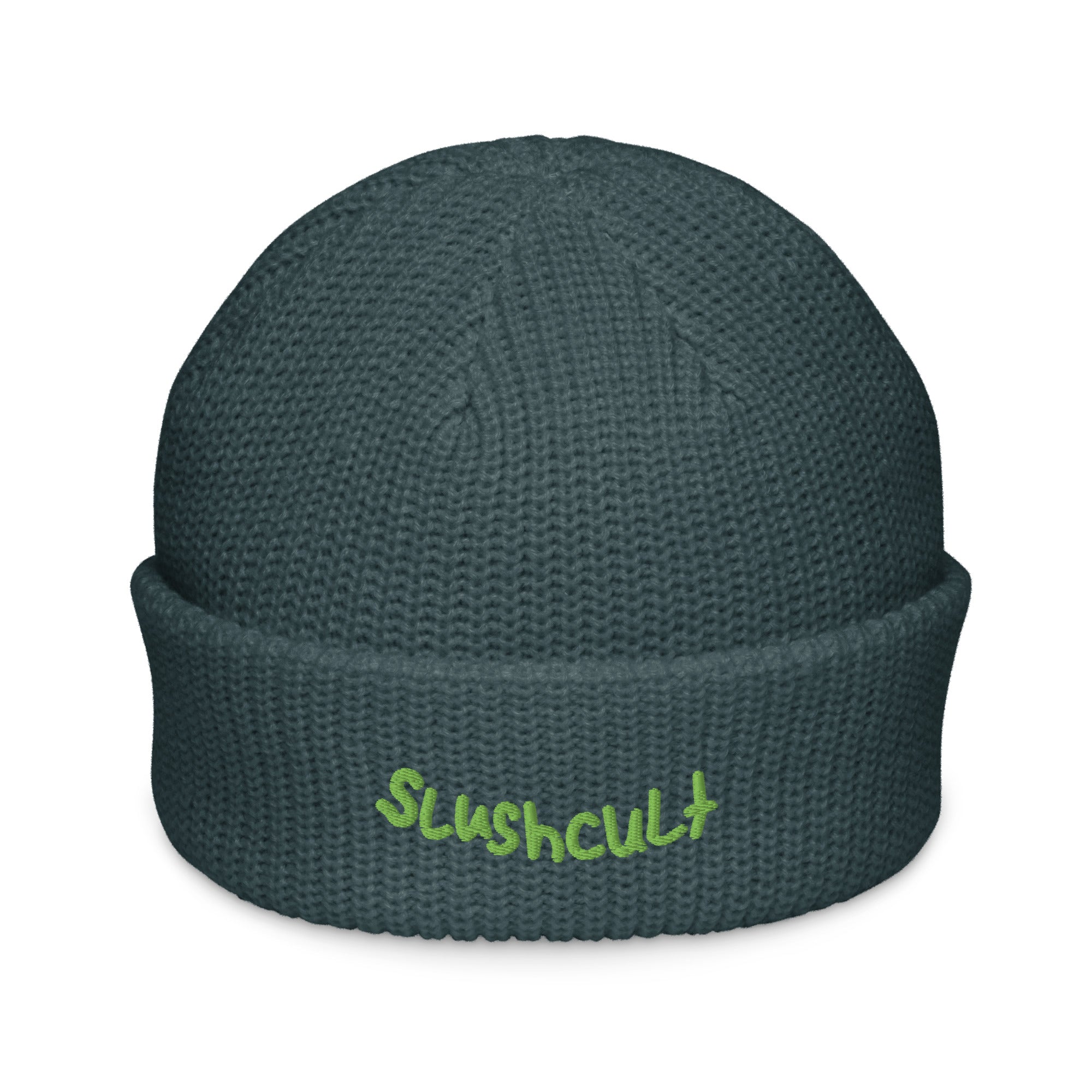 SCRIBBLE BEANIE Slushcult Petrol Blue Slushcult