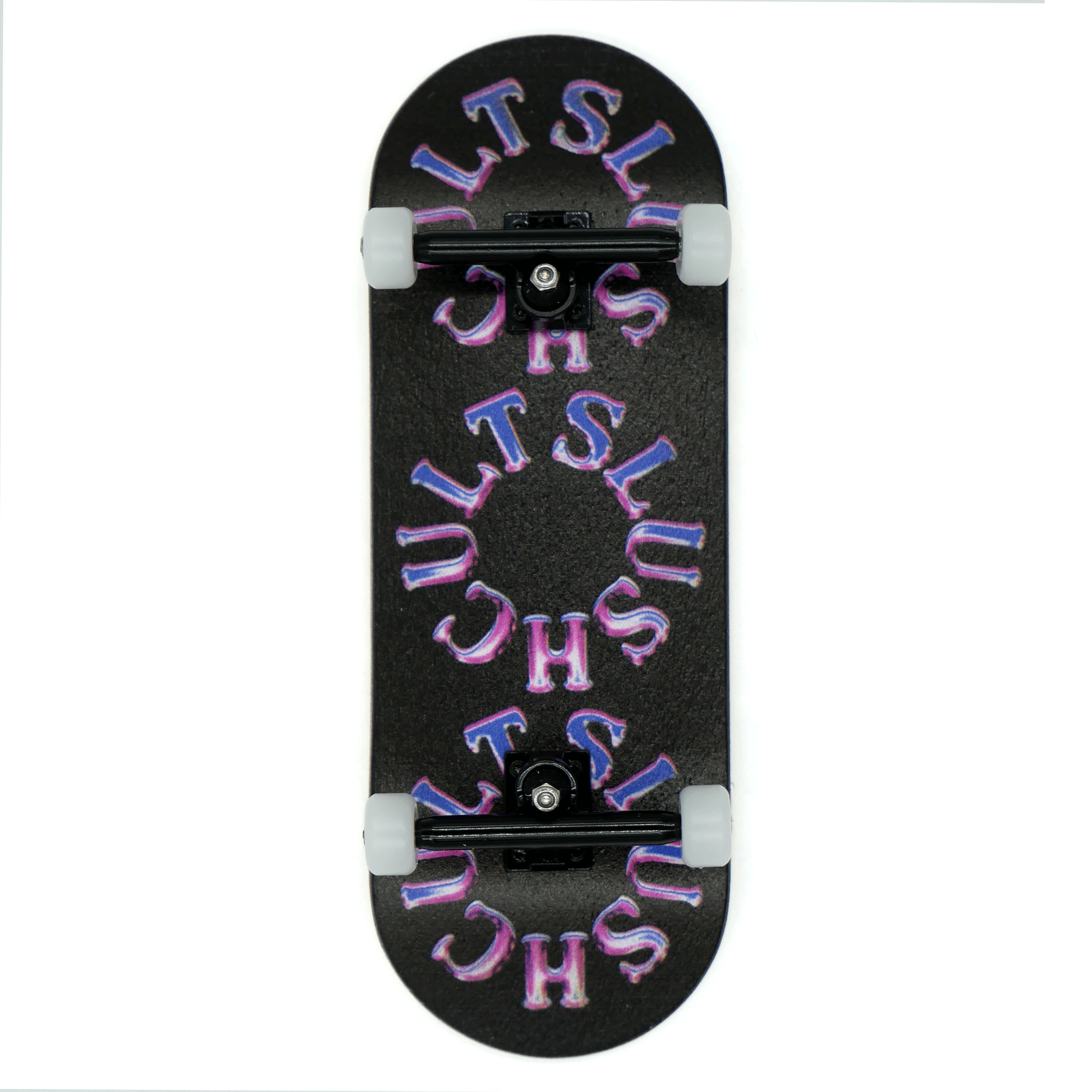 Slushcult Grom Series Fingerboard Complete - Chrome Full Circle Fingerboard Completes Slushcult Slushcult