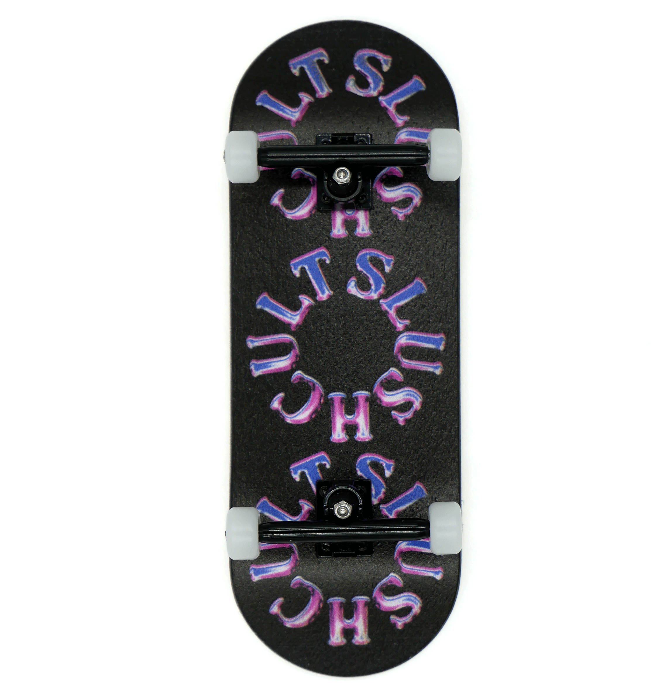Slushcult Grom Series Fingerboard Complete - Chrome Full Circle Fingerboard Completes Slushcult Slushcult