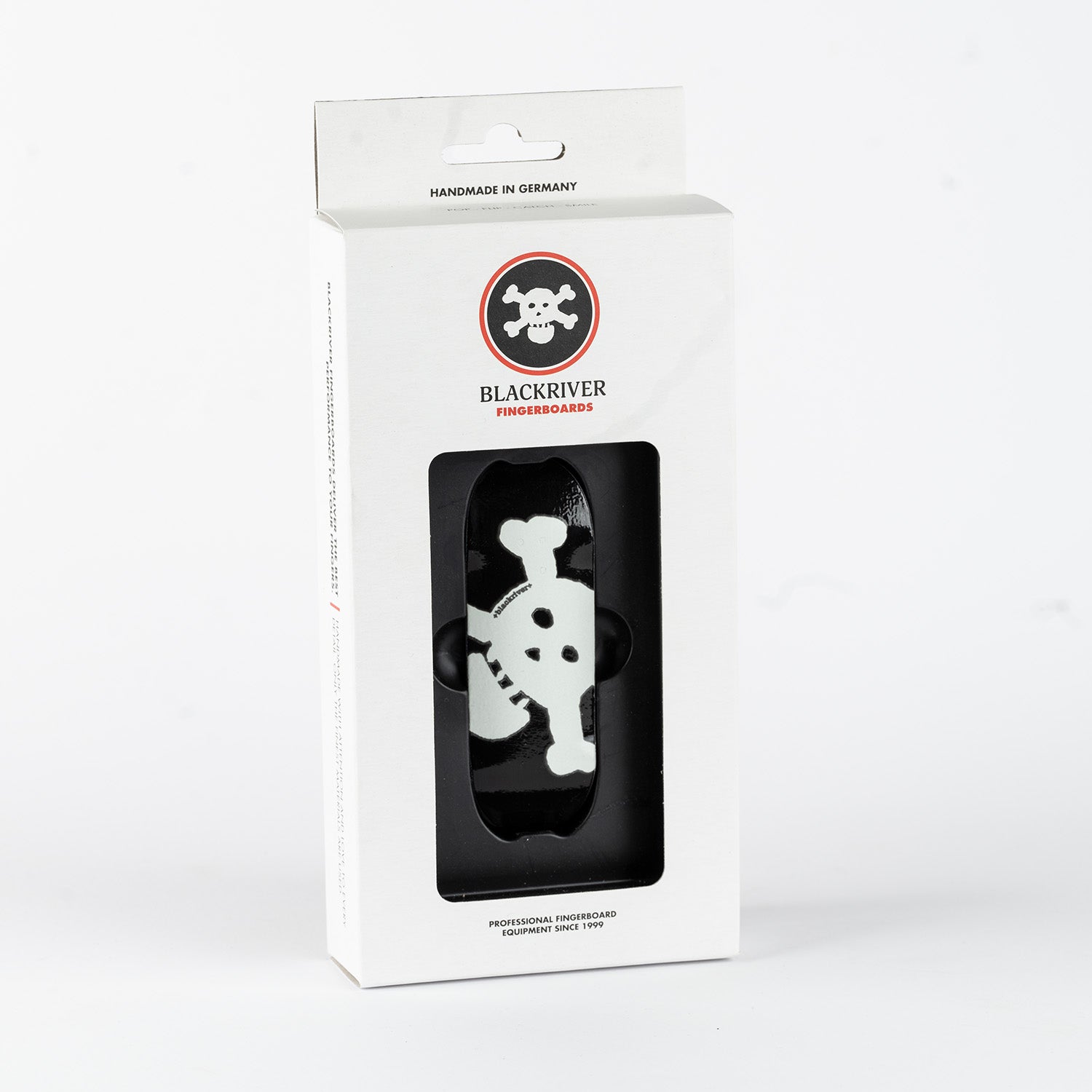 Blackriver 7 Ply New Skull Pro Fingerboard Deck (Glow In The Dark) Fingerboard Decks Blackriver Slushcult