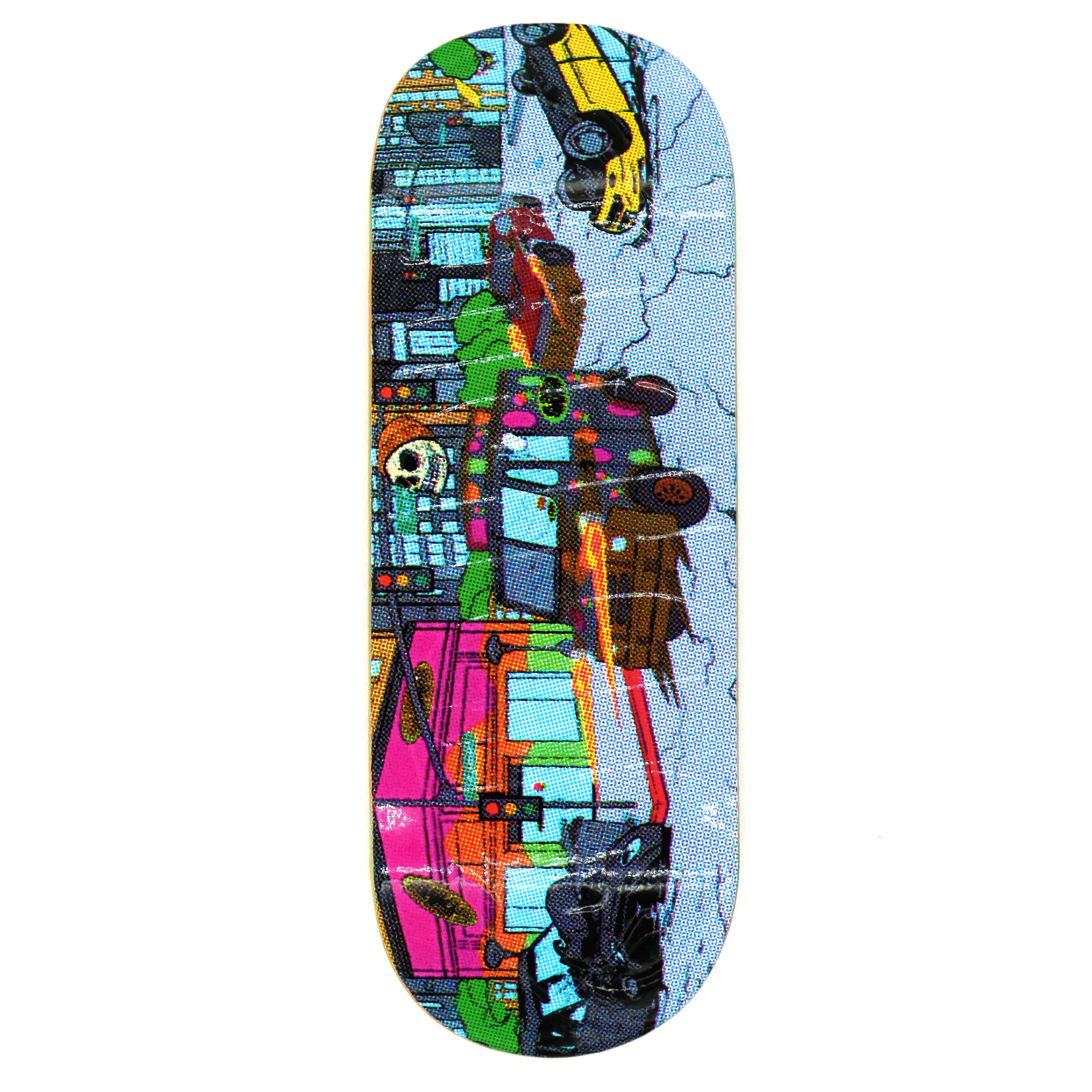 Slushcult x Kalye "Twisted" Embossed Fingerboard Deck Fingerboard Decks Kalye Decks Slushcult