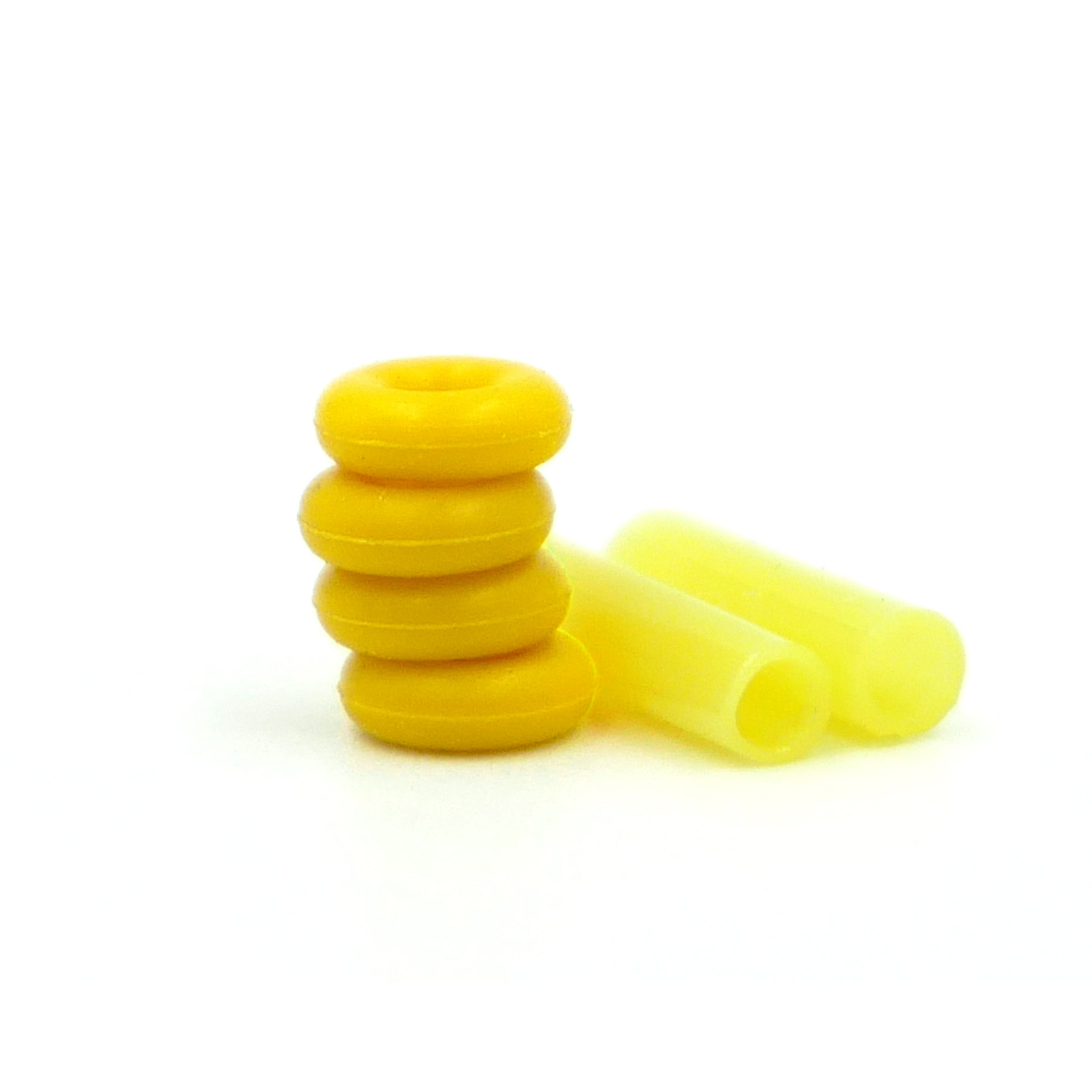 Rattlerz™ O-Ring Fingerboard Bushings MINI Skate Shop Slushcult Mellow Yellow   Slushcult